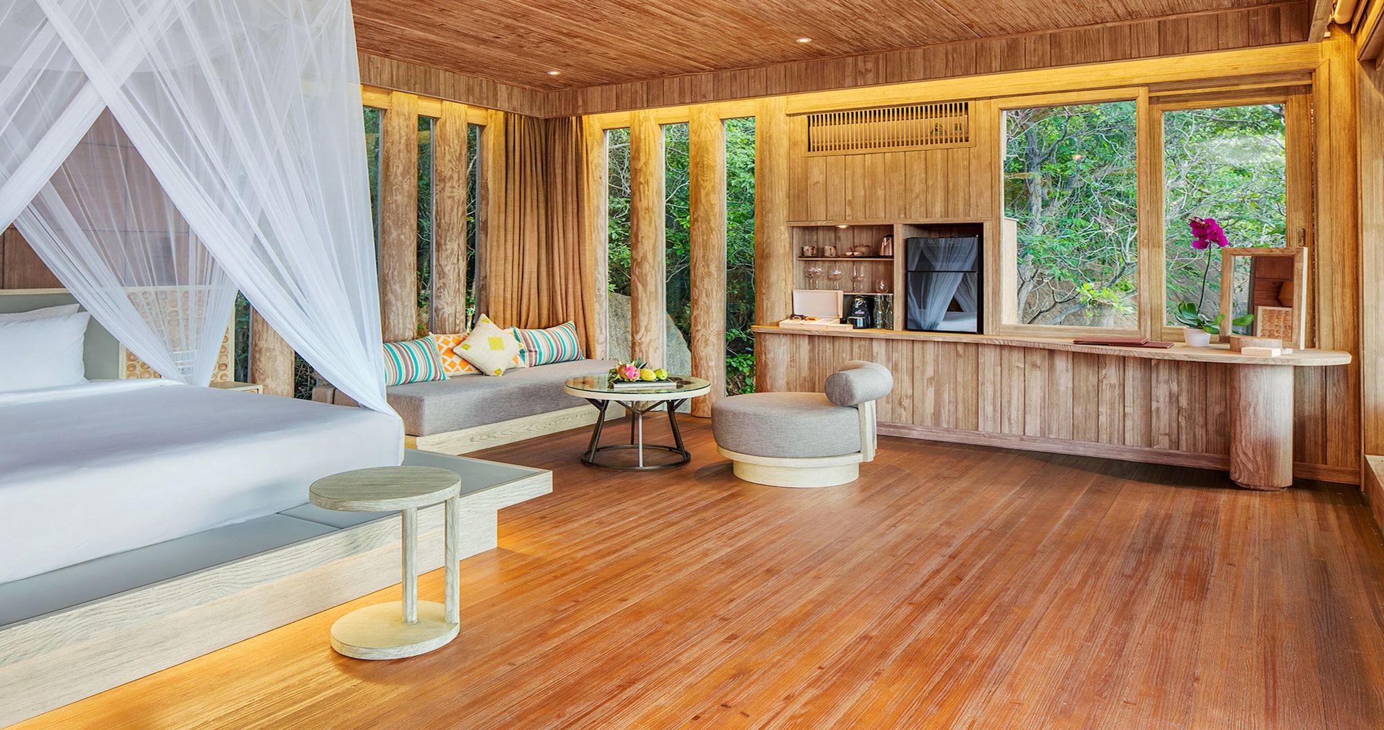 Pool, Tree Top, Villa, King Bed