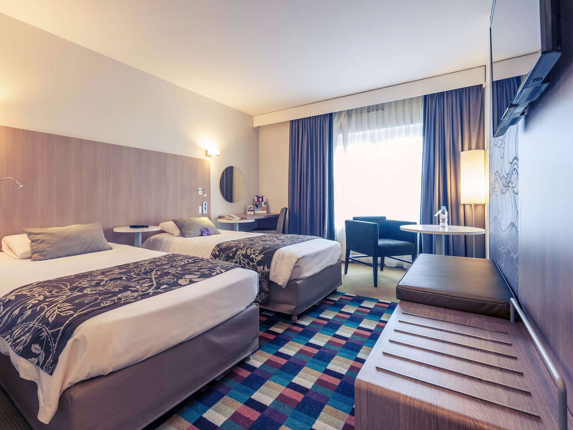 غرفة قياسية بسريرين منفصلين، Hotel Mercure Grenoble Centre President 3/10