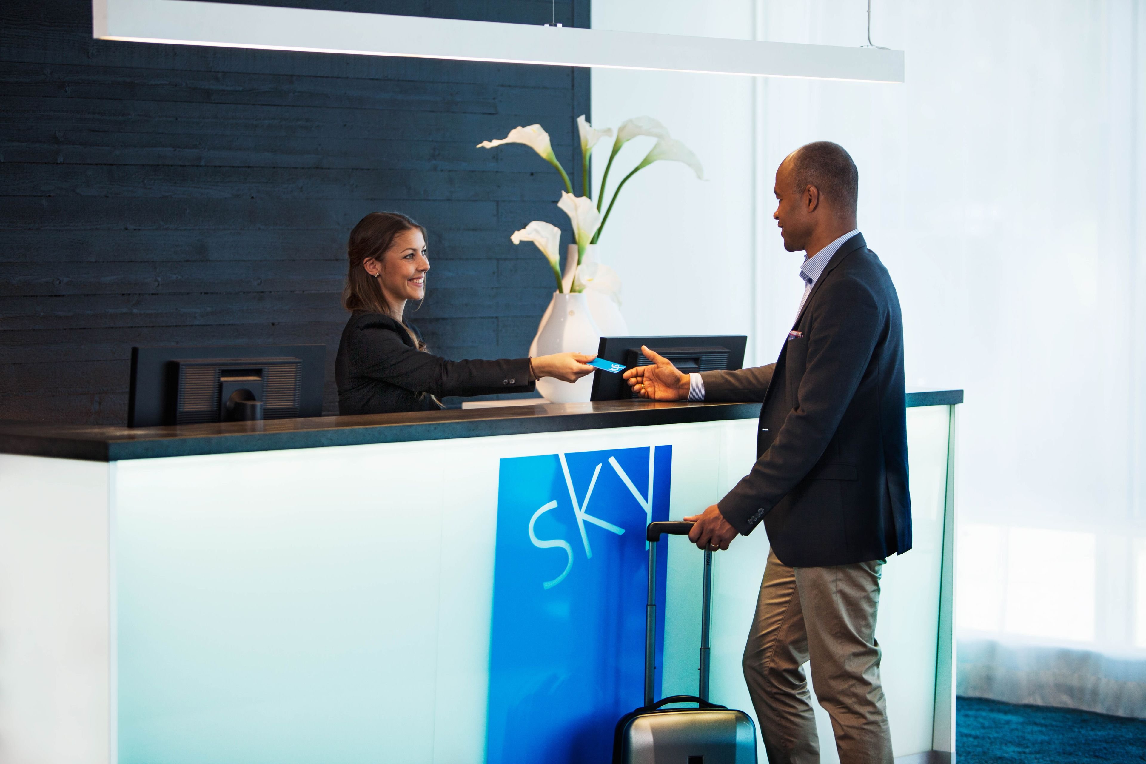 Lobby at Sky Hotel Apartments Tornet, LINKOPING