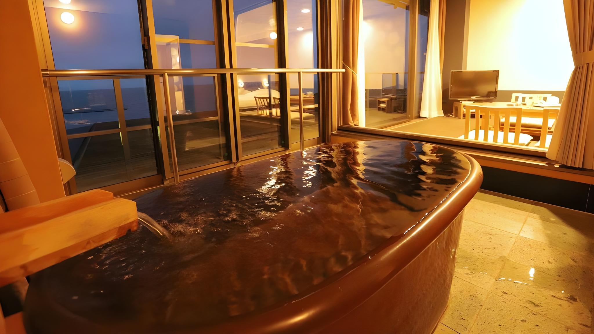 Spa, Deluxe, Ocean View, Hot Spring Bath