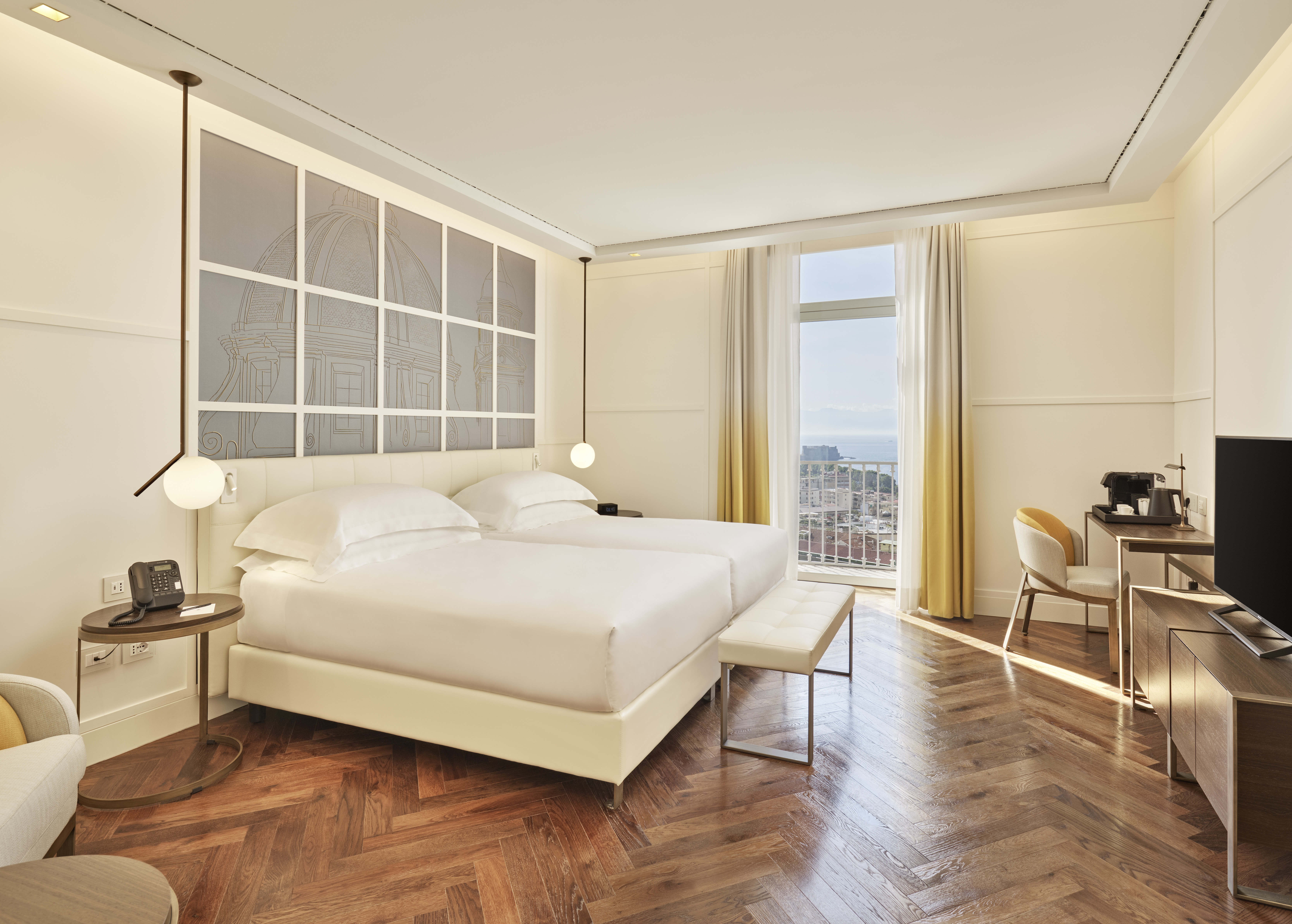 Guest Room, Superior, Twin Beds, Sea View