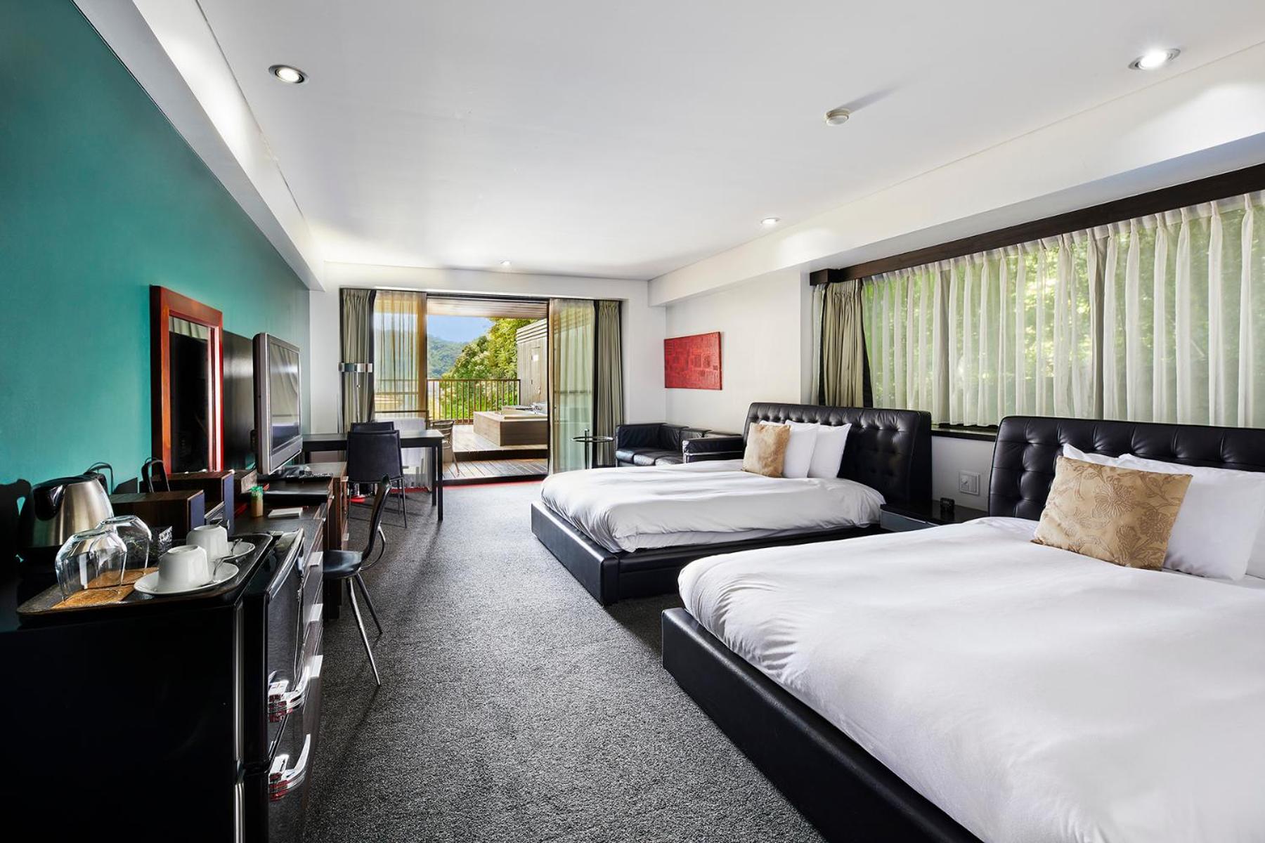 Deluxe, Twin Beds, Outdoor Bath