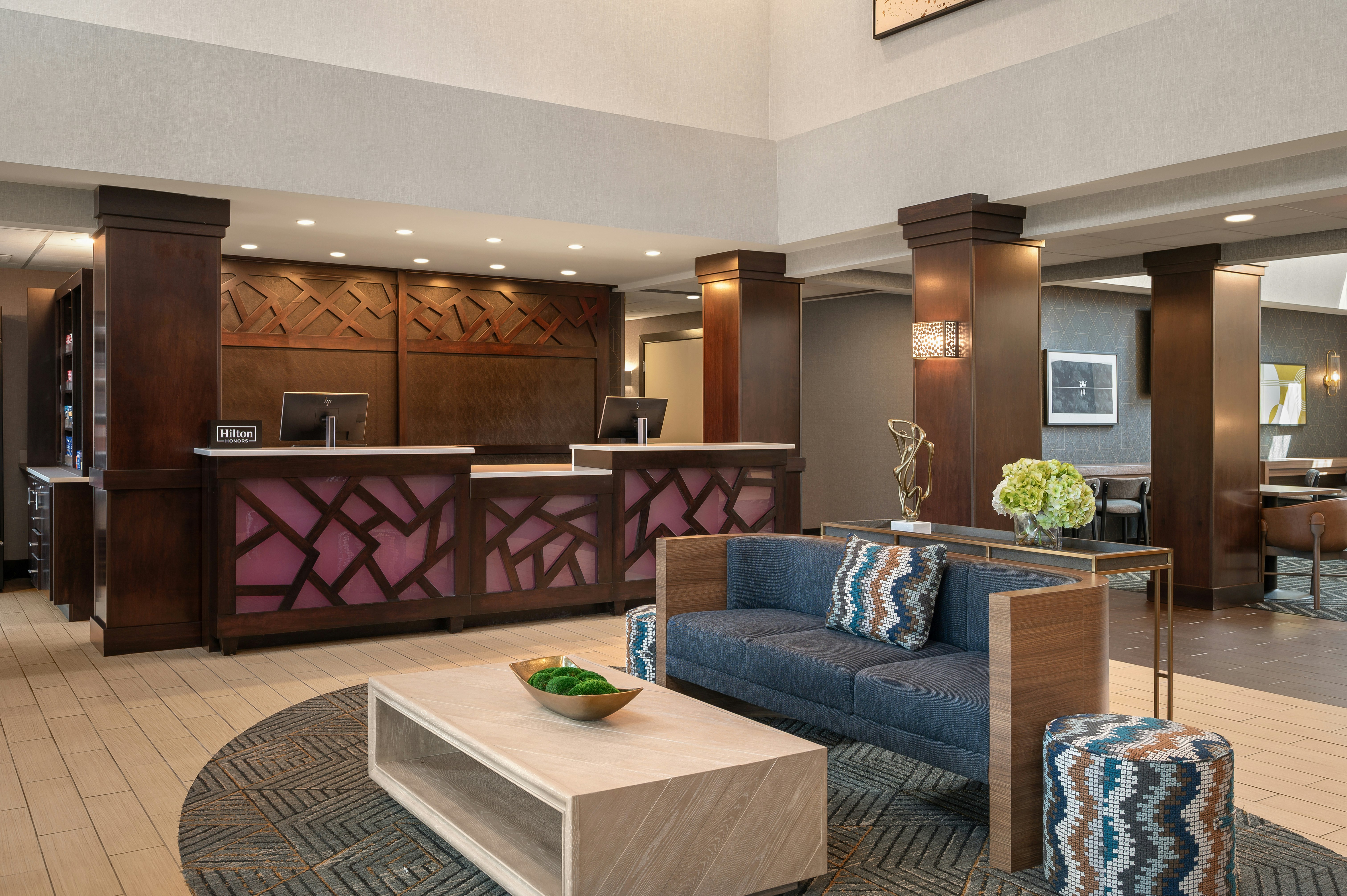 Lobby at Homewood Suites by Hilton Columbus/Polaris, OH, COLUMBUS - OH