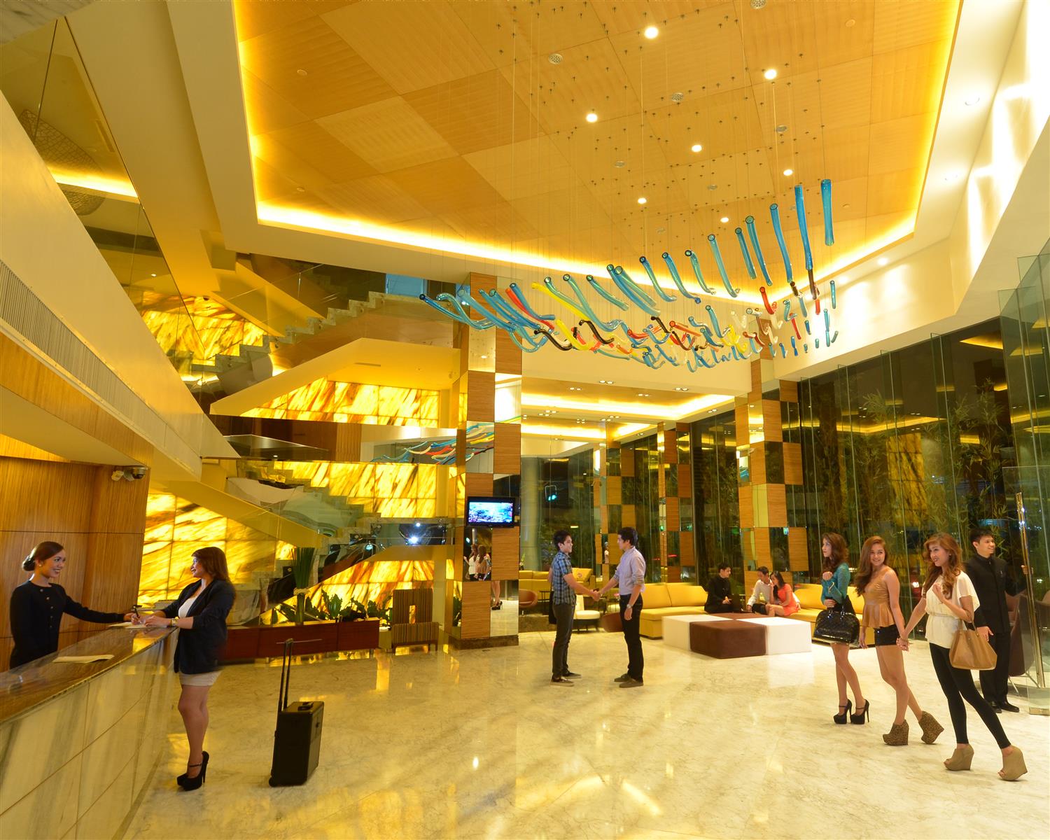 Lobby at Lex Hotel Cebu, CEBU