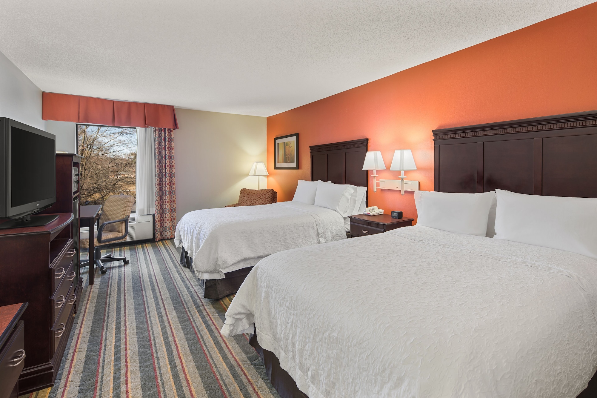 غرفة كلاسيكية بسريرين مزدوجين، Hampton Inn Richmond Mechanicsville 2/10