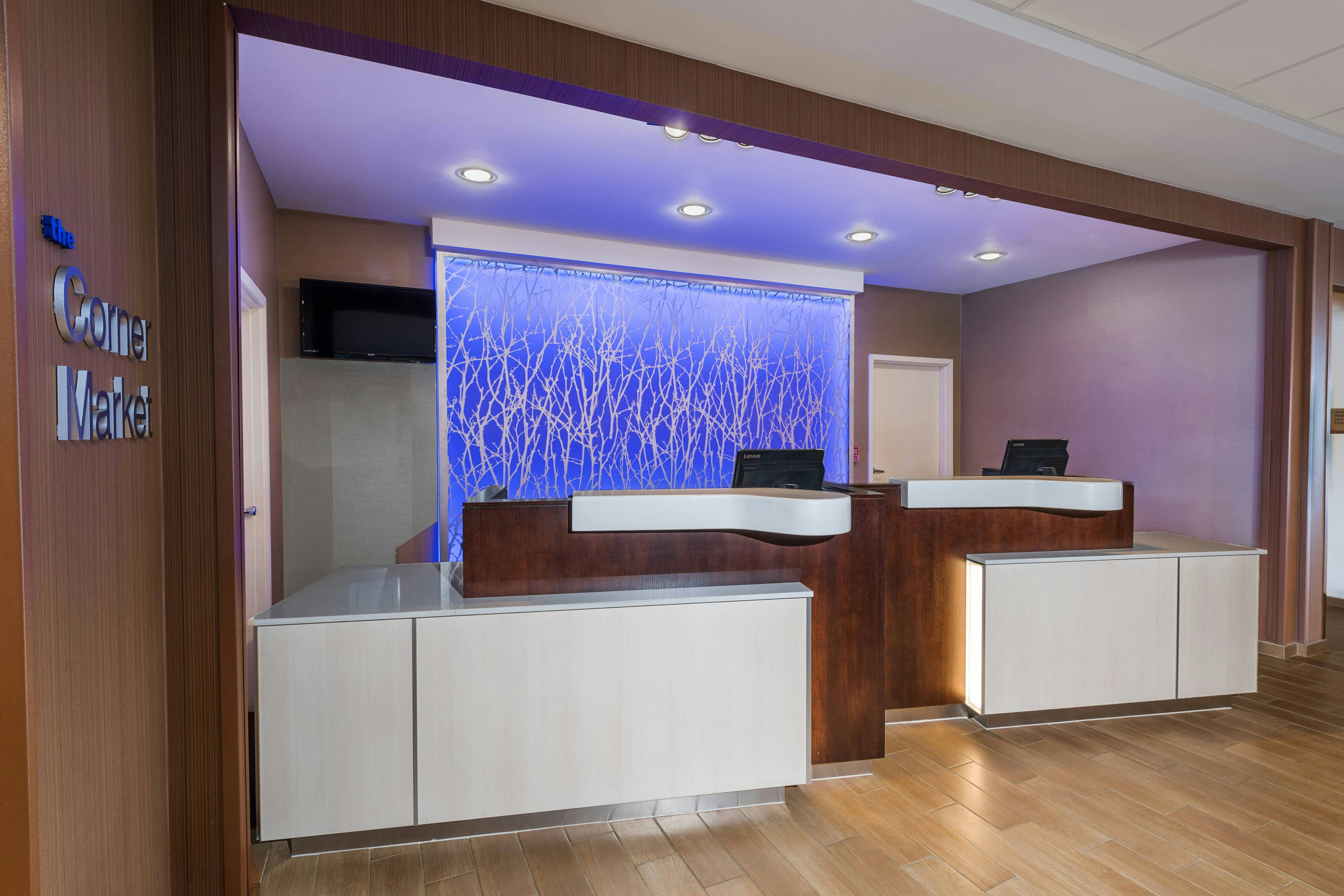 Lobby at Fairfield by Marriott Inn & Suites Uncasville Mohegan Sun Area, Montville