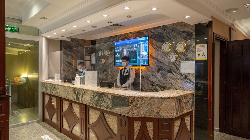 Lobby at Seminal Hotel, ISTANBUL