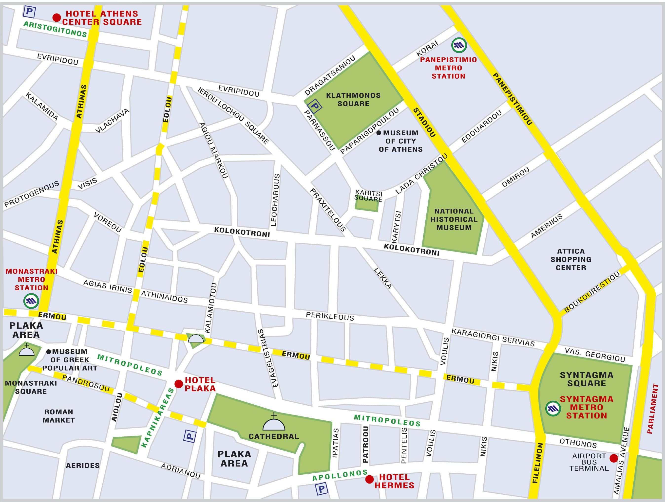 Athens Center Square Hotels 26/27