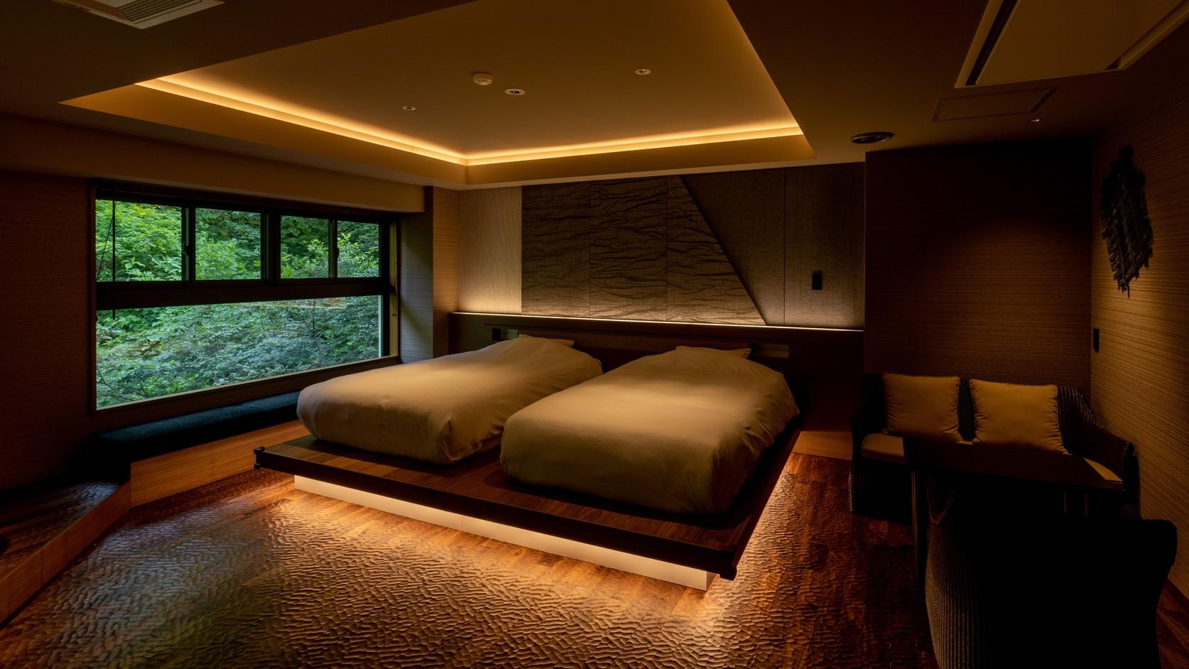 Hinoki, Suite, Twin Beds