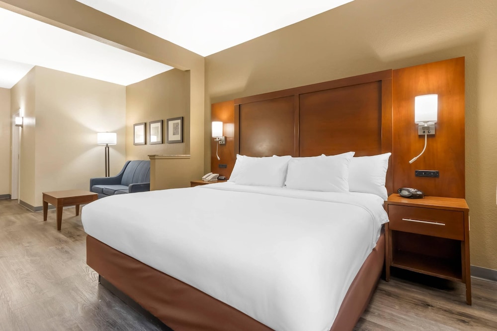 جناح بسرير كينج مع أريكة، Comfort Suites At The University 3/10