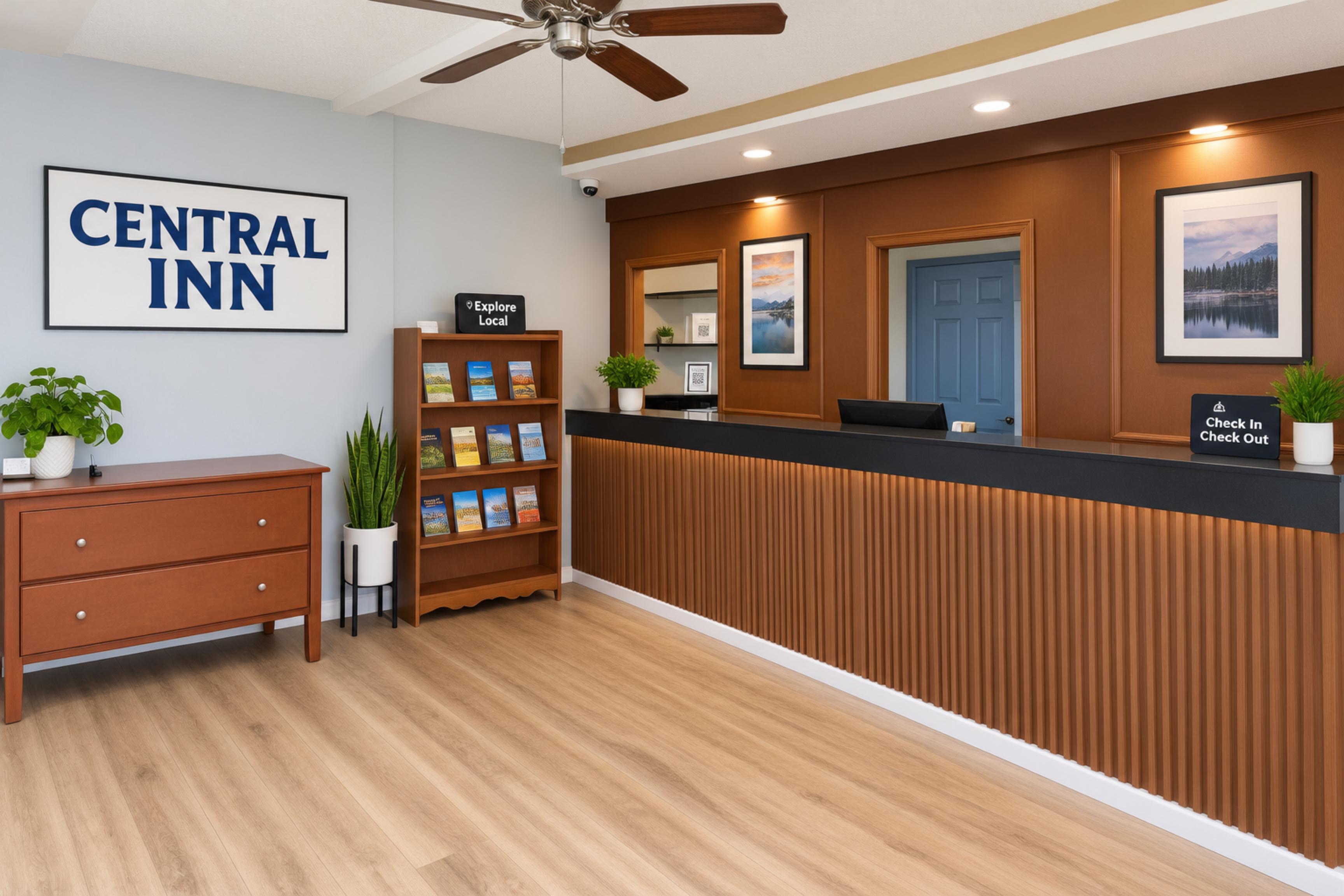 Lobby at OYO Central Inn, CENTRAL CITY - KY