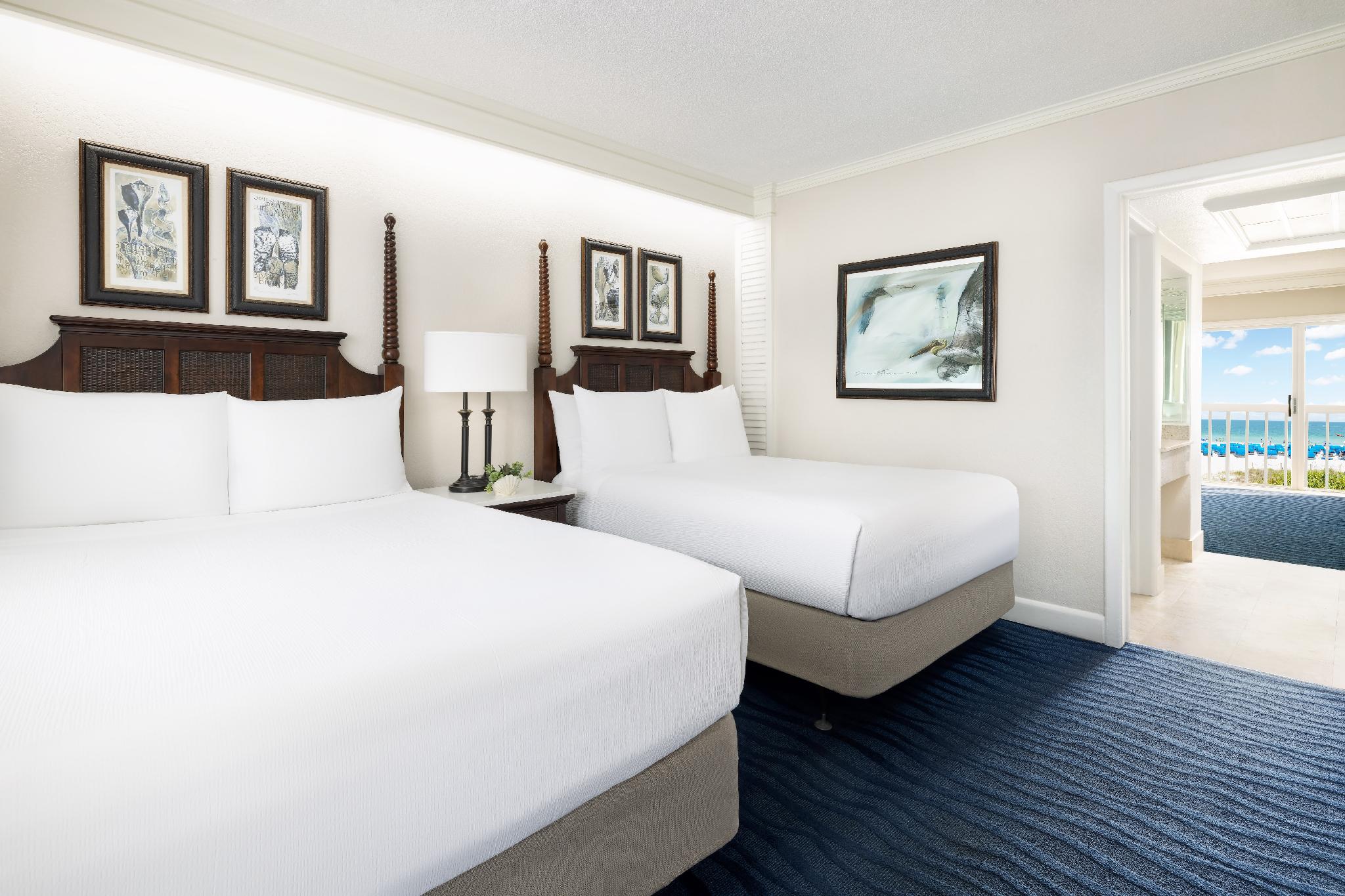 Room, 2 Double Beds, Gulf Front, Balcony