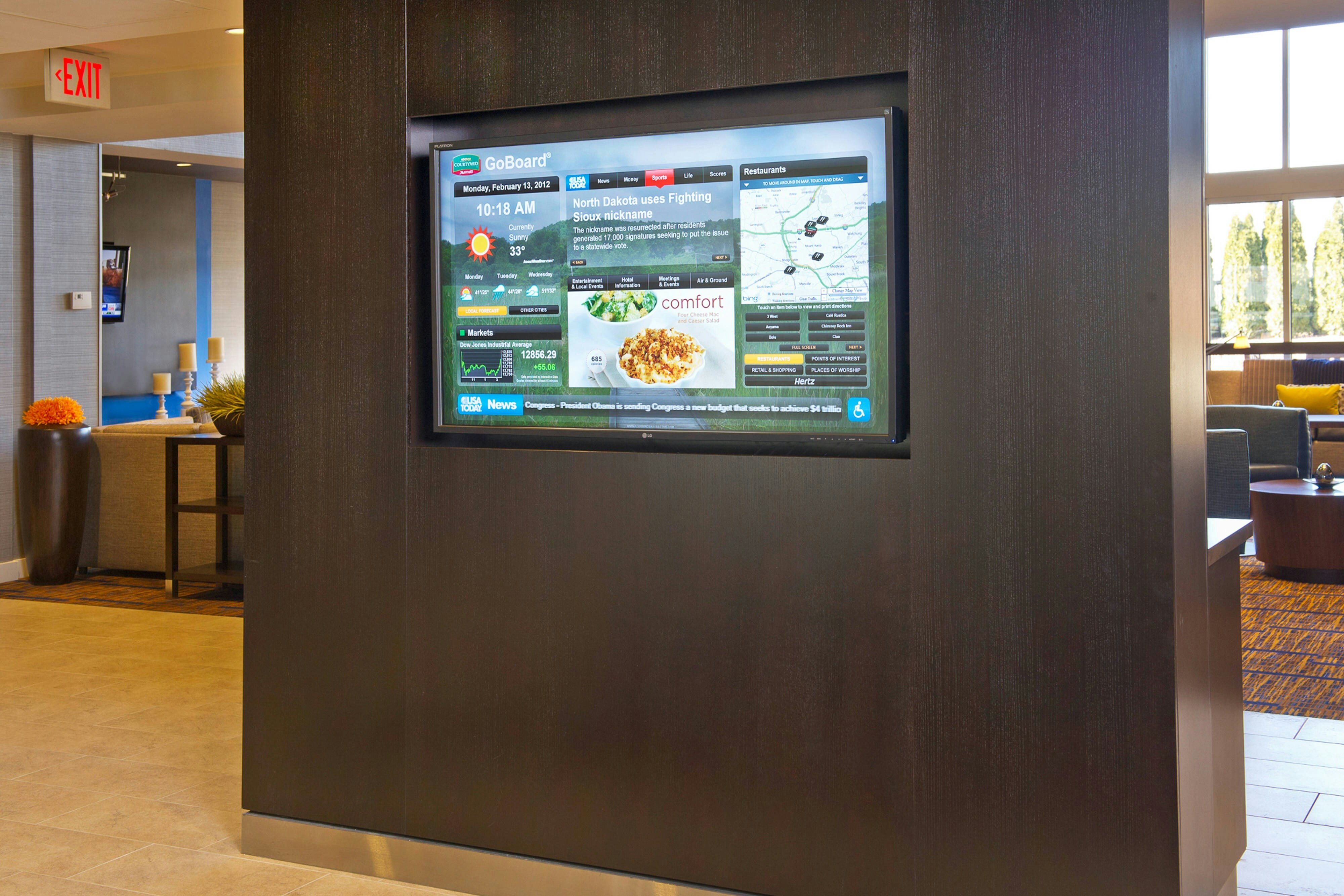 Lobby at Courtyard by Marriott Basking Ridge, BASKING RIDGE - NJ