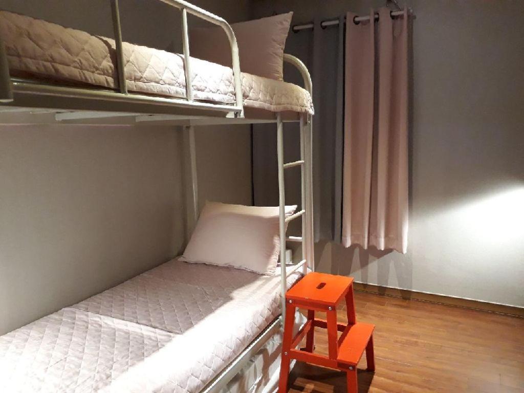 Room, Twin Beds, Shared Bathroom