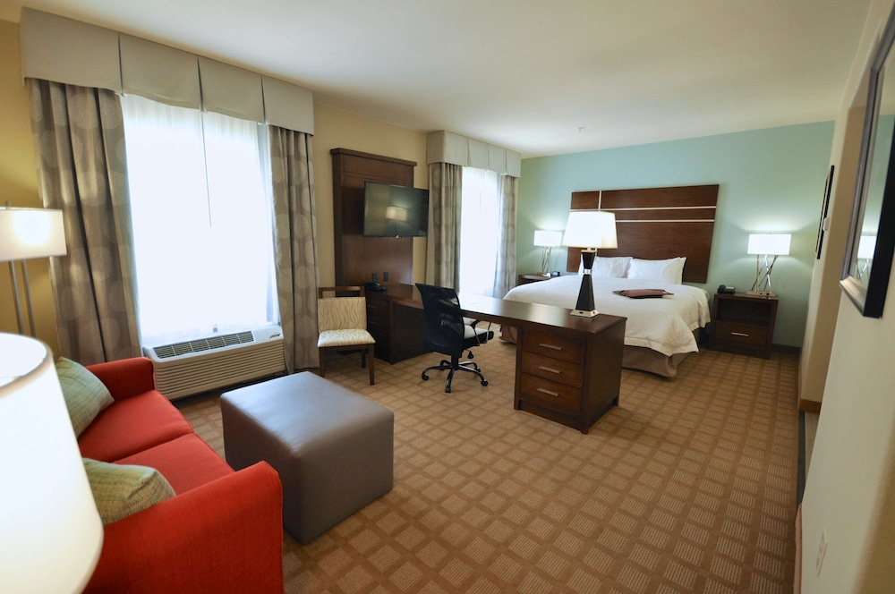 غرفة بسرير كينج مع أريكة لذوي الإعاقة، Hampton Inn & Suites Hutto Austin 3/6