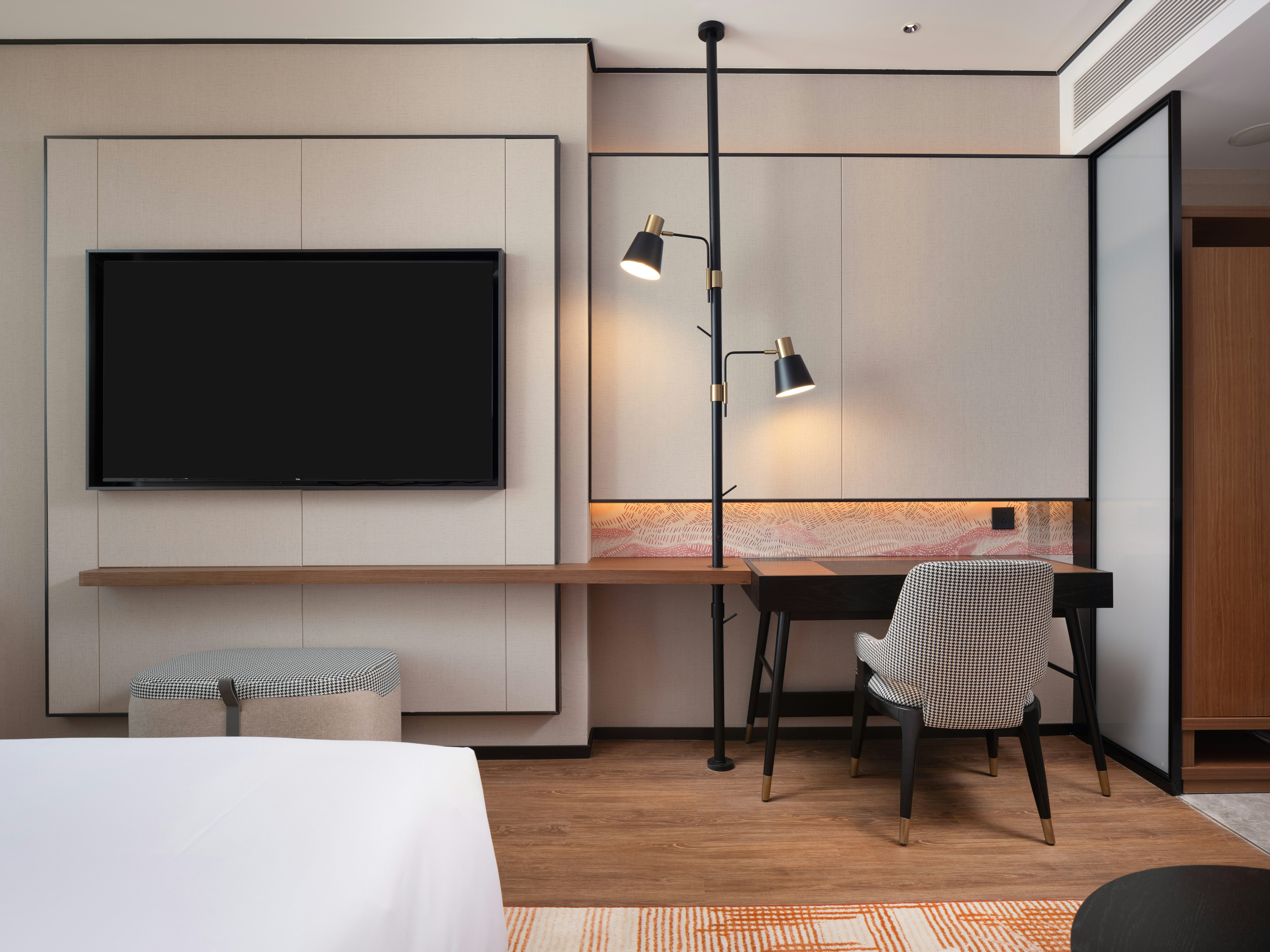 غرفة بسرير كينج، Hilton Garden Inn Bazhong Bazhou 3/4