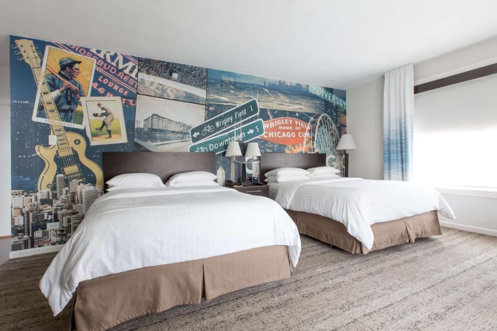 ROOM, 2 DOUBLE BEDS, ACCESSIBLE