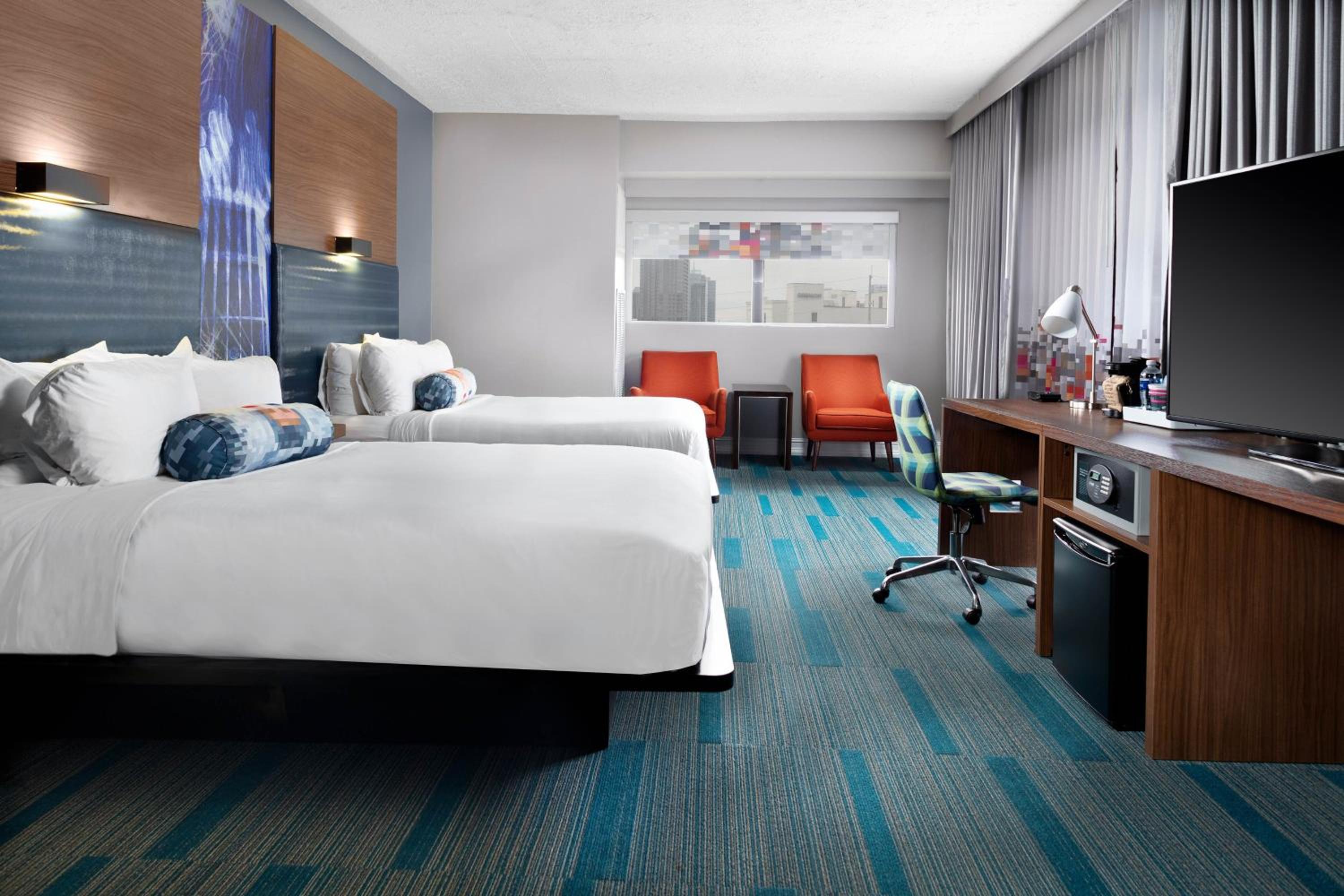 1 Bedroom, Savvy, Studio, Suite, 2 Queen Beds, Sofa، Aloft Nashville West End 2/7