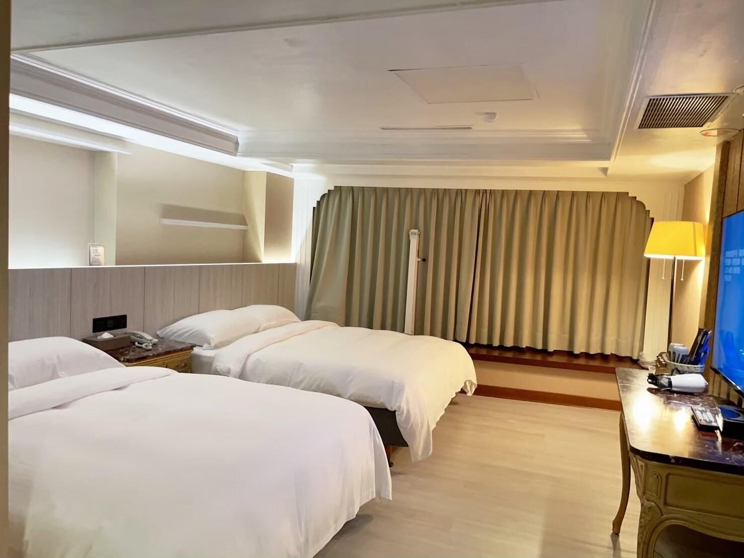 غرفة عائلية رباعية بسريرين مزدوجين، JBG Hot Spring Resort Hotel 5/7