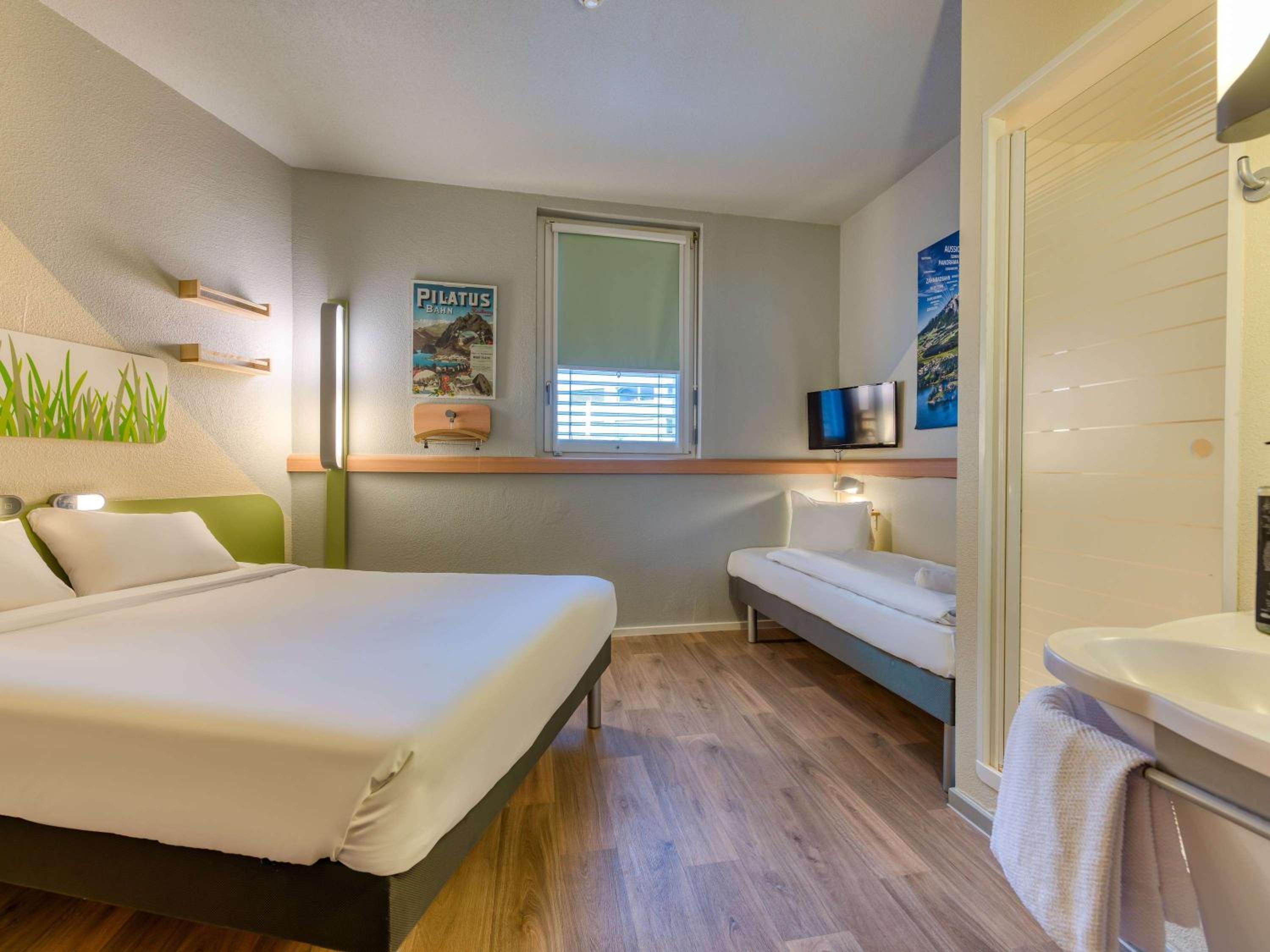 غرفة عائلية بسرير فردي، Ibis Budget Luzern City 3/10