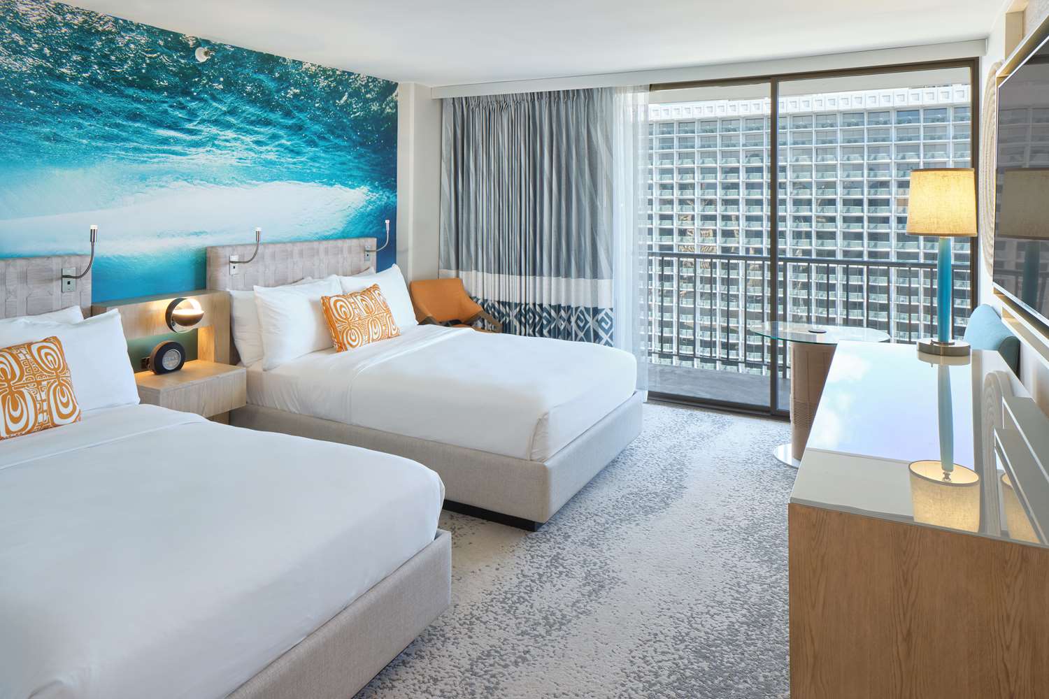 Room, King Bed, Waikiki View