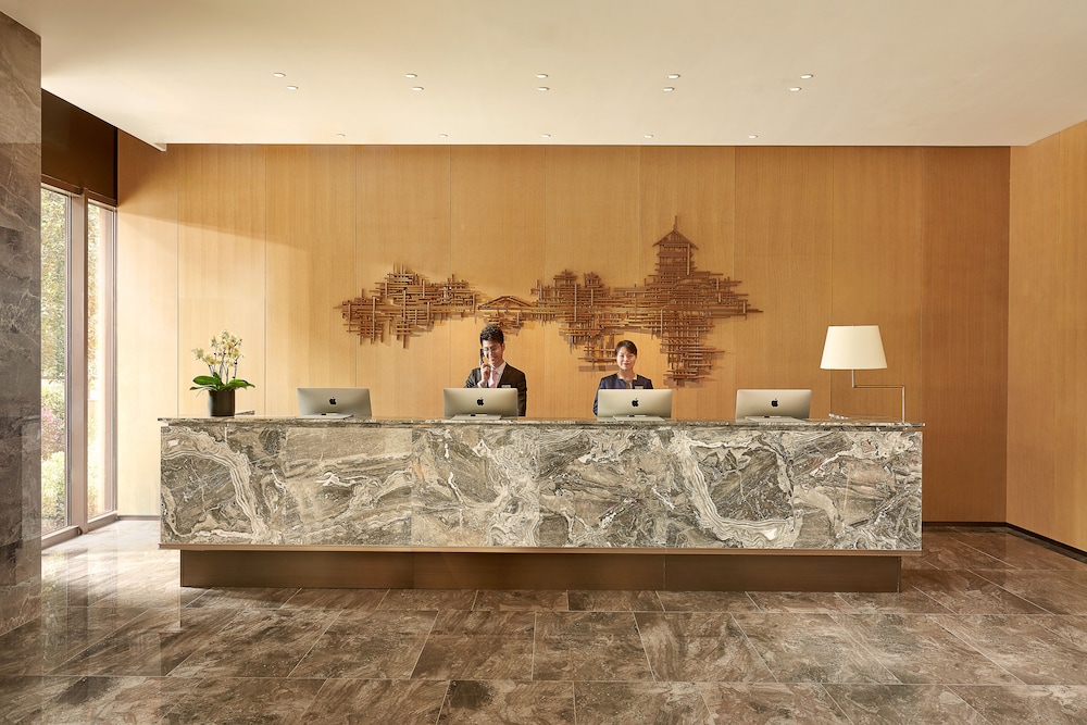 Lobby at Shama Serviced Apartments Zijingang Hangzhou, HANGZHOU