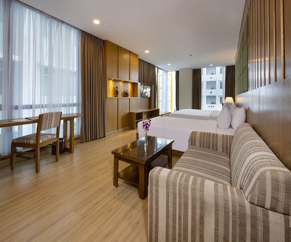 جناح عائلي بإطلالة على المدينة، Edenstar Saigon Hotel 7/9