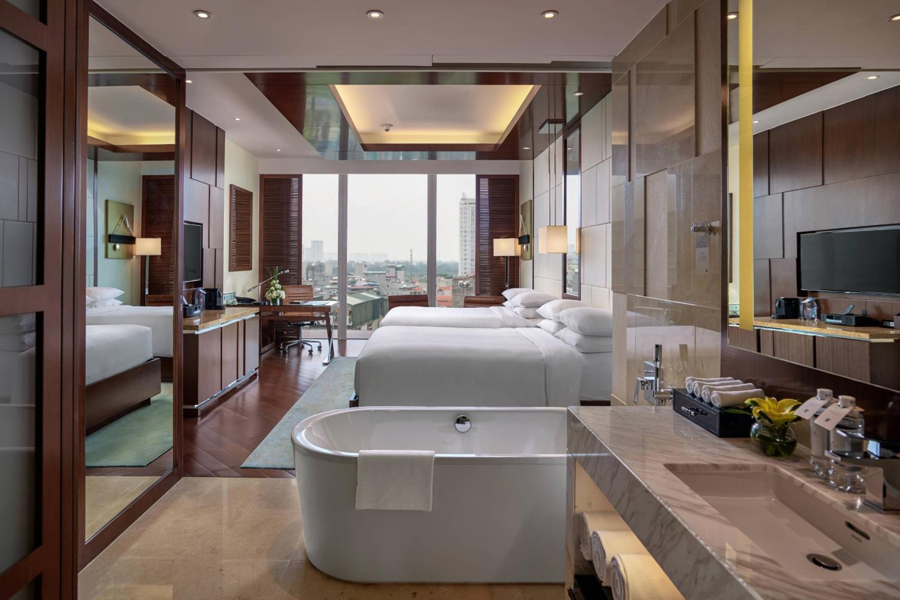 غرفة ديلوكس بسريرين مزدوجين، Jw Marriott Hotel Hanoi 3/3