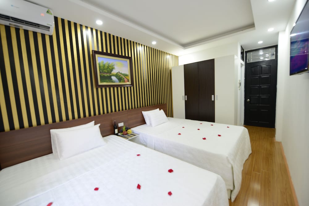 غرفة ديلوكس بسريرين منفصلين، Hanoi Golden Hostel 2/6