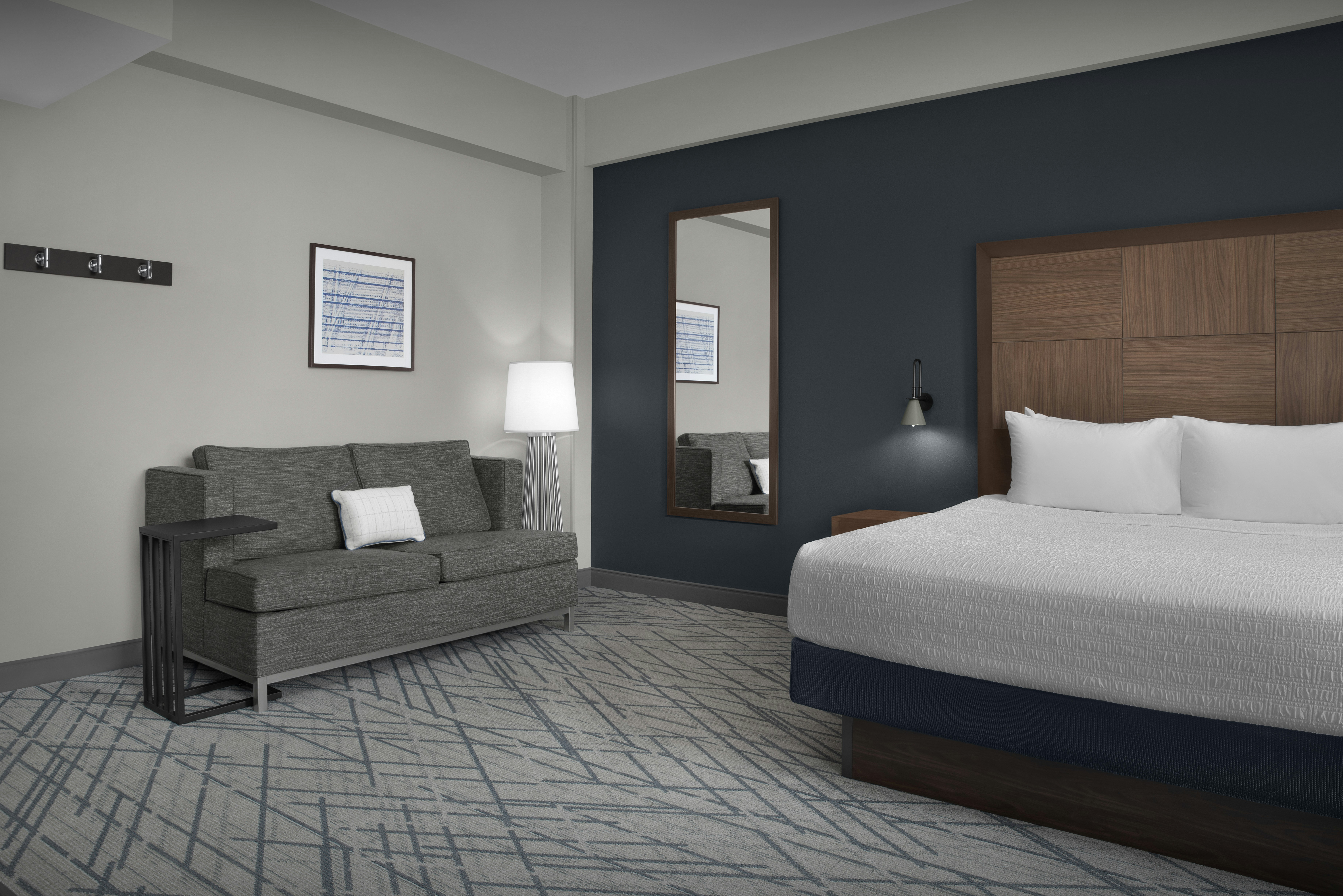 STUDY, QUEEN BED, SOFA