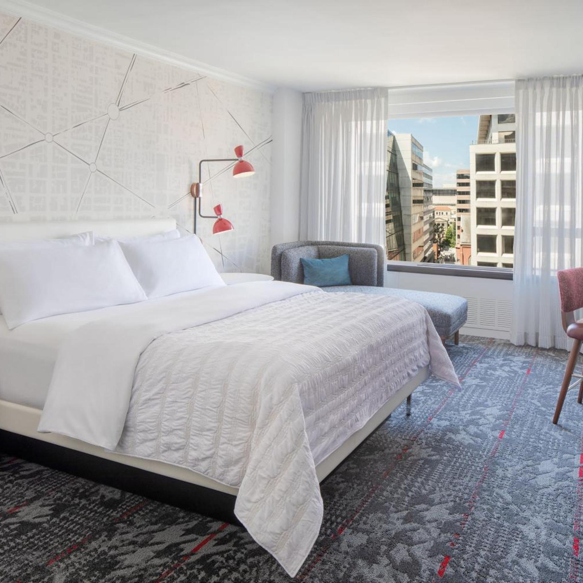 غرفة تنفيذية بسرير كينج، Le Meridien Washington, D.C., The Madison 6/10