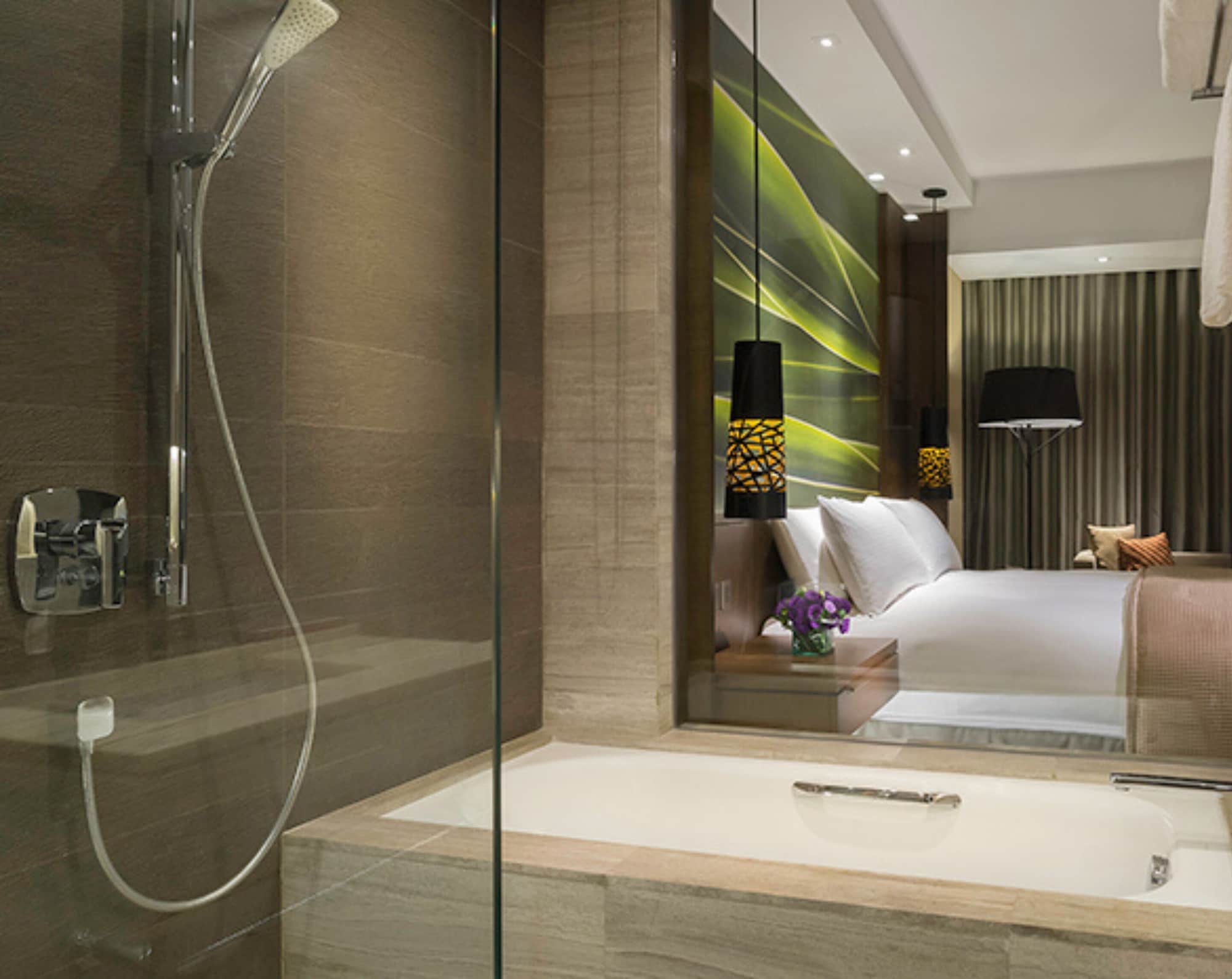 غرفة ديلوكس بسريرين مزدوجين بإطلالة على المدينة، Marco Polo Ortigas Manila 5/5