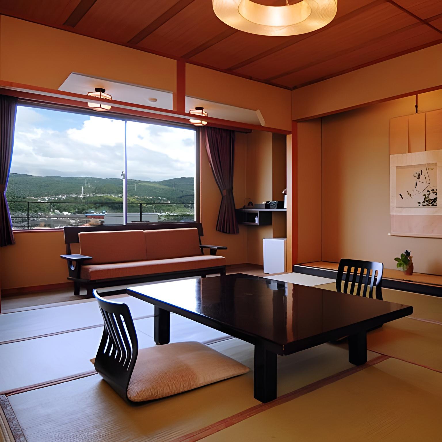 Japanese, Standard, Mountain View, Night View, Smoking