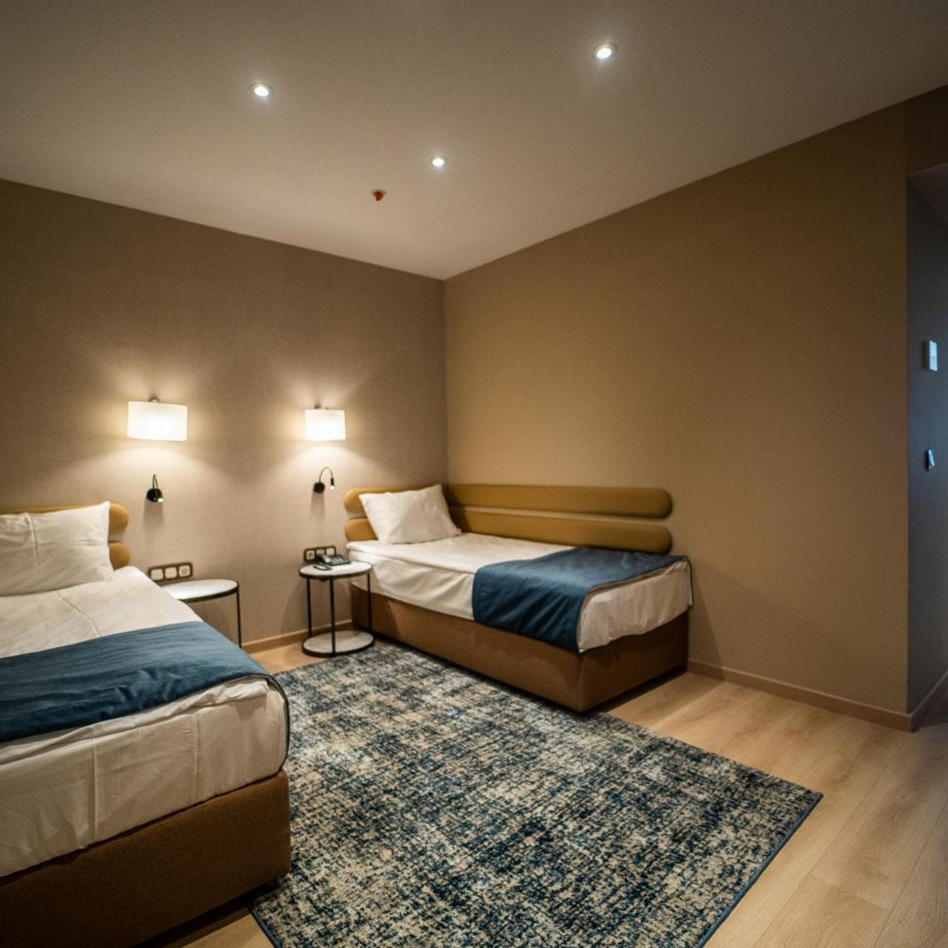 غرفة عائلية بسرير فردي بإطلالة على البحر، Wave Resort 3/10