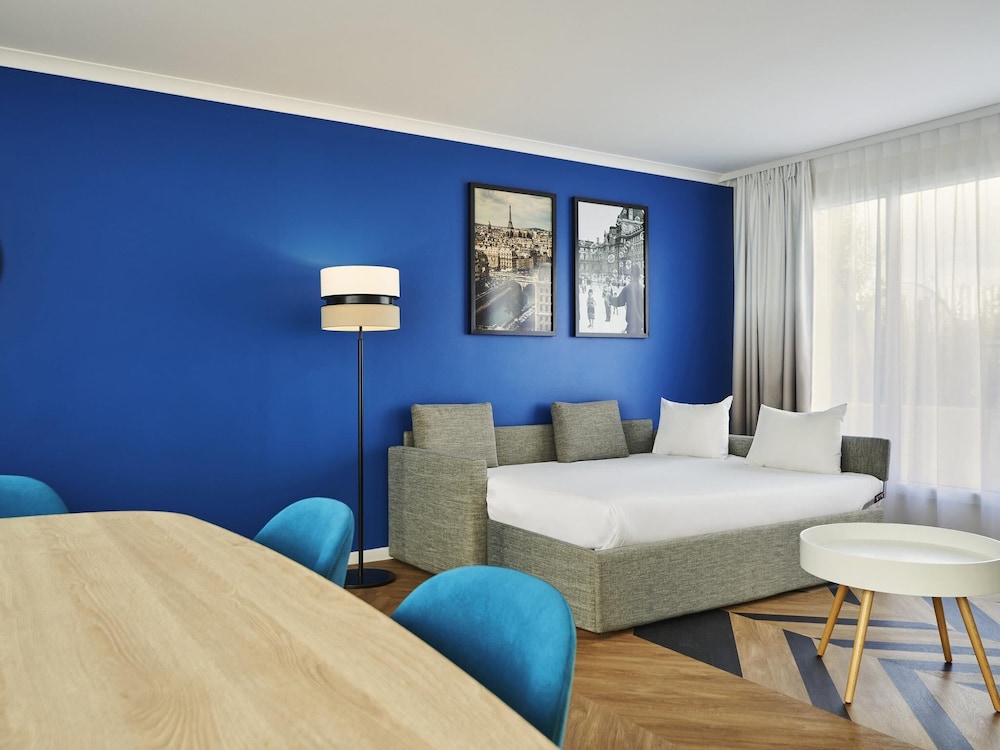 شقة بسرير مزدوج وسريرين منفصلين بشرفة بغرفتي نوم، Adagio Paris Porte De Versailles 2/4