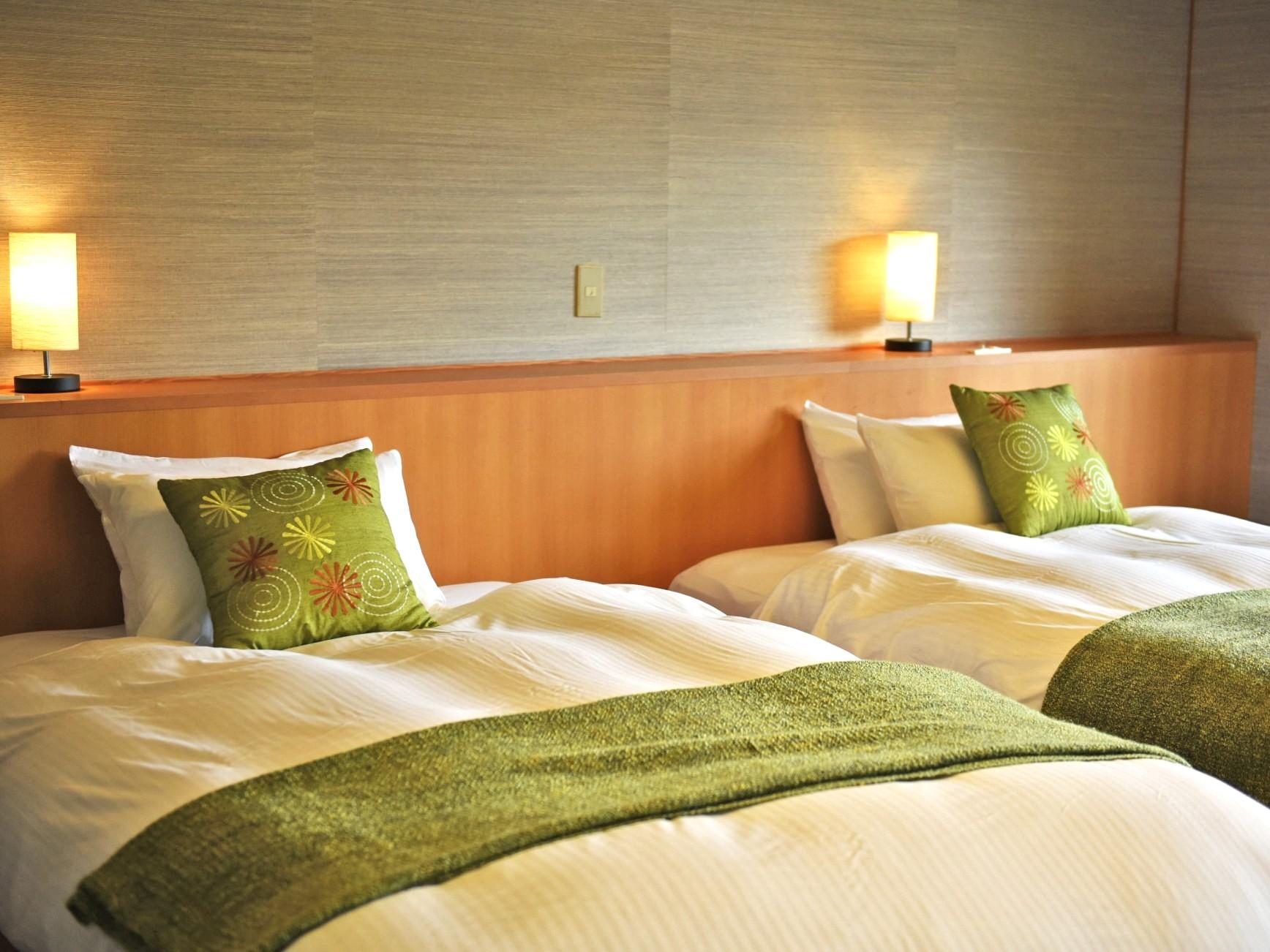 Modern, Standard, Twin Beds, Bay View, Ocean View, Night View