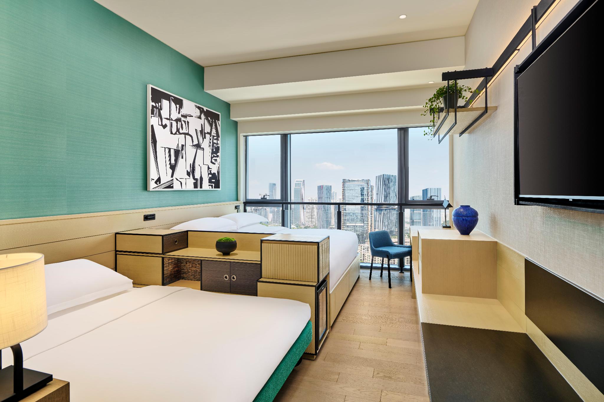 Habitat, Family, King Bed, Sofa