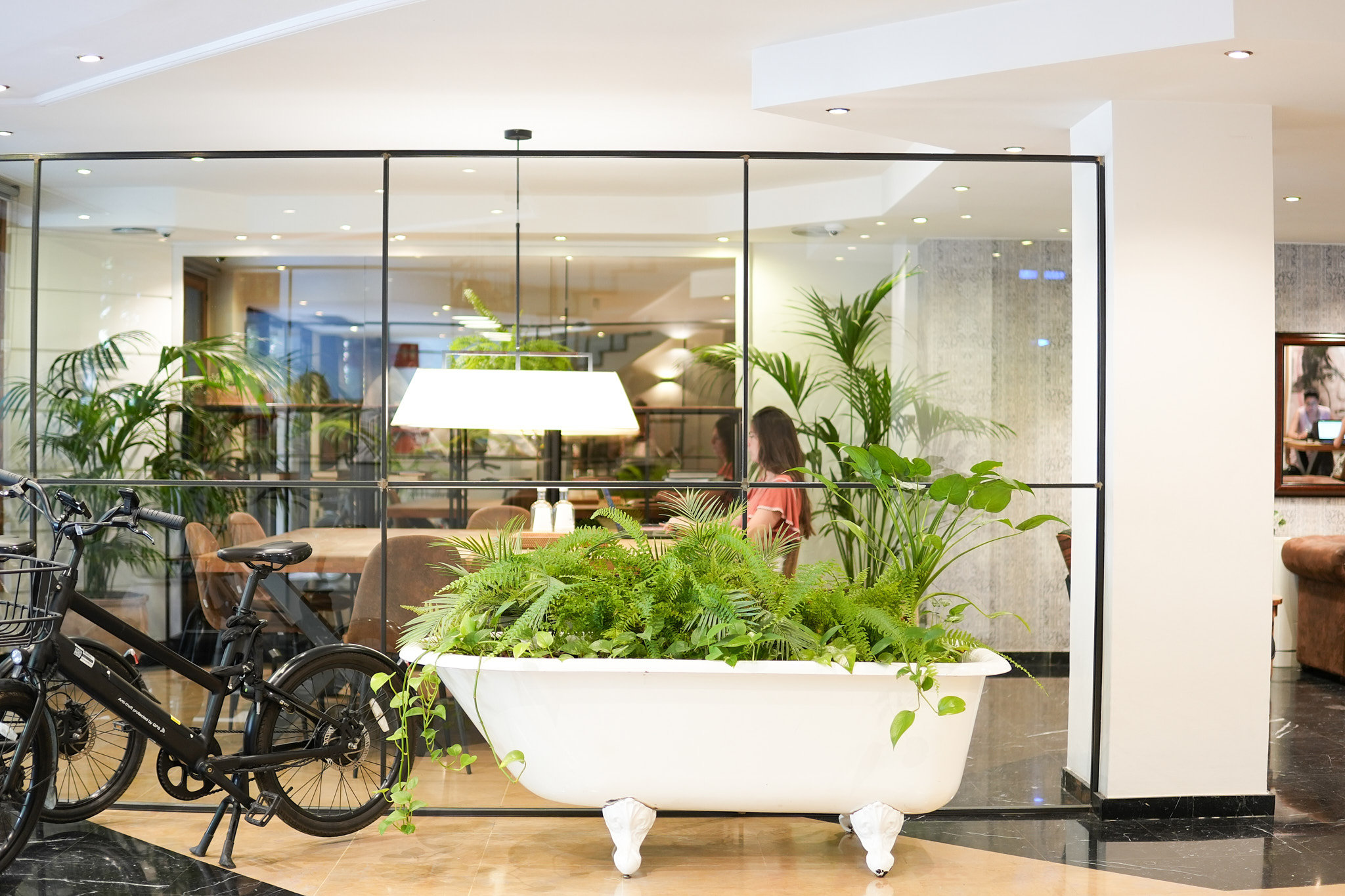 Lobby at Arenas Atiram Hotel, BARCELONA