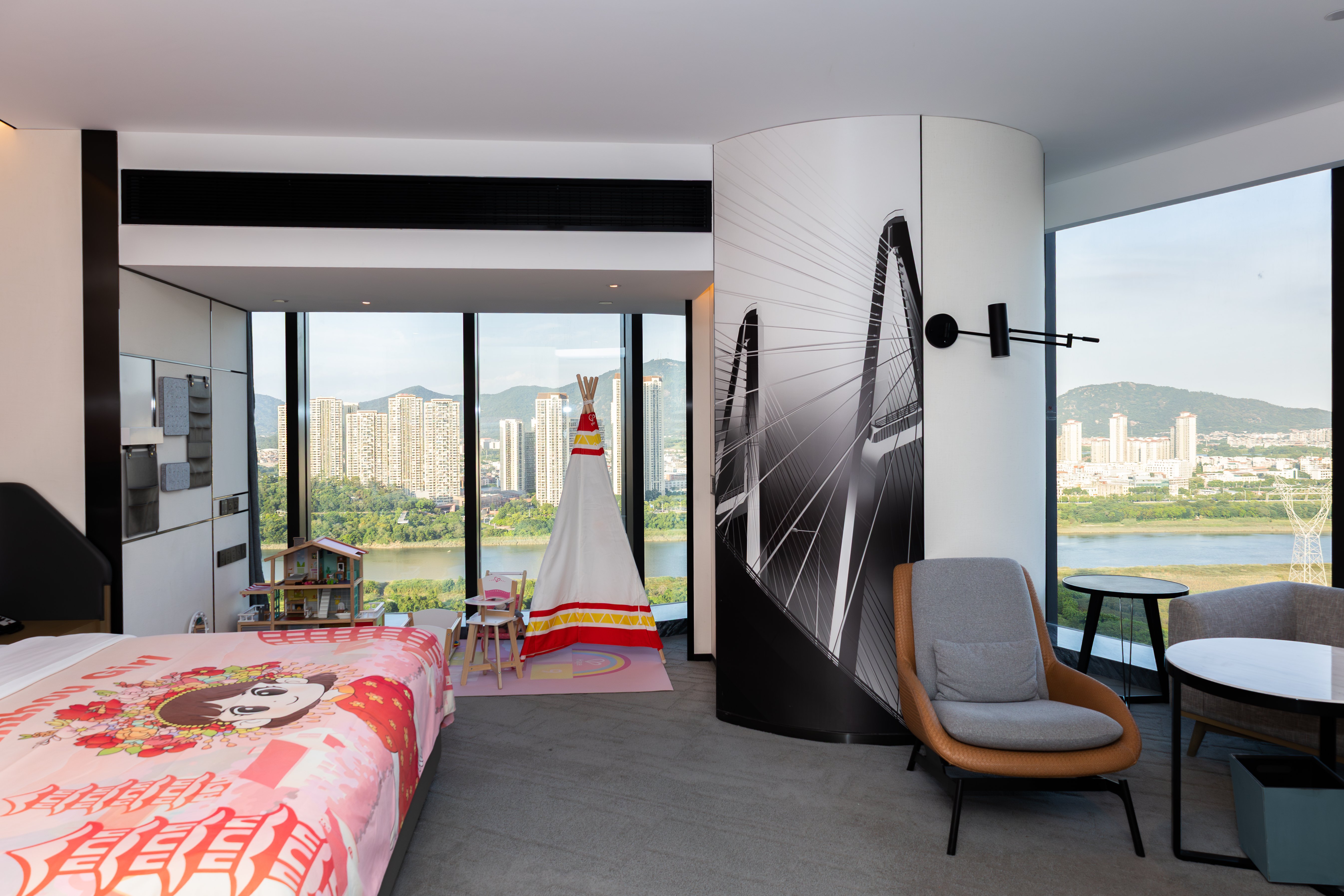 Kids Suite, Theme, Junior Suite, King Bed, Bunk Bed، Crowne Plaza Quanzhou Riverview 3/3