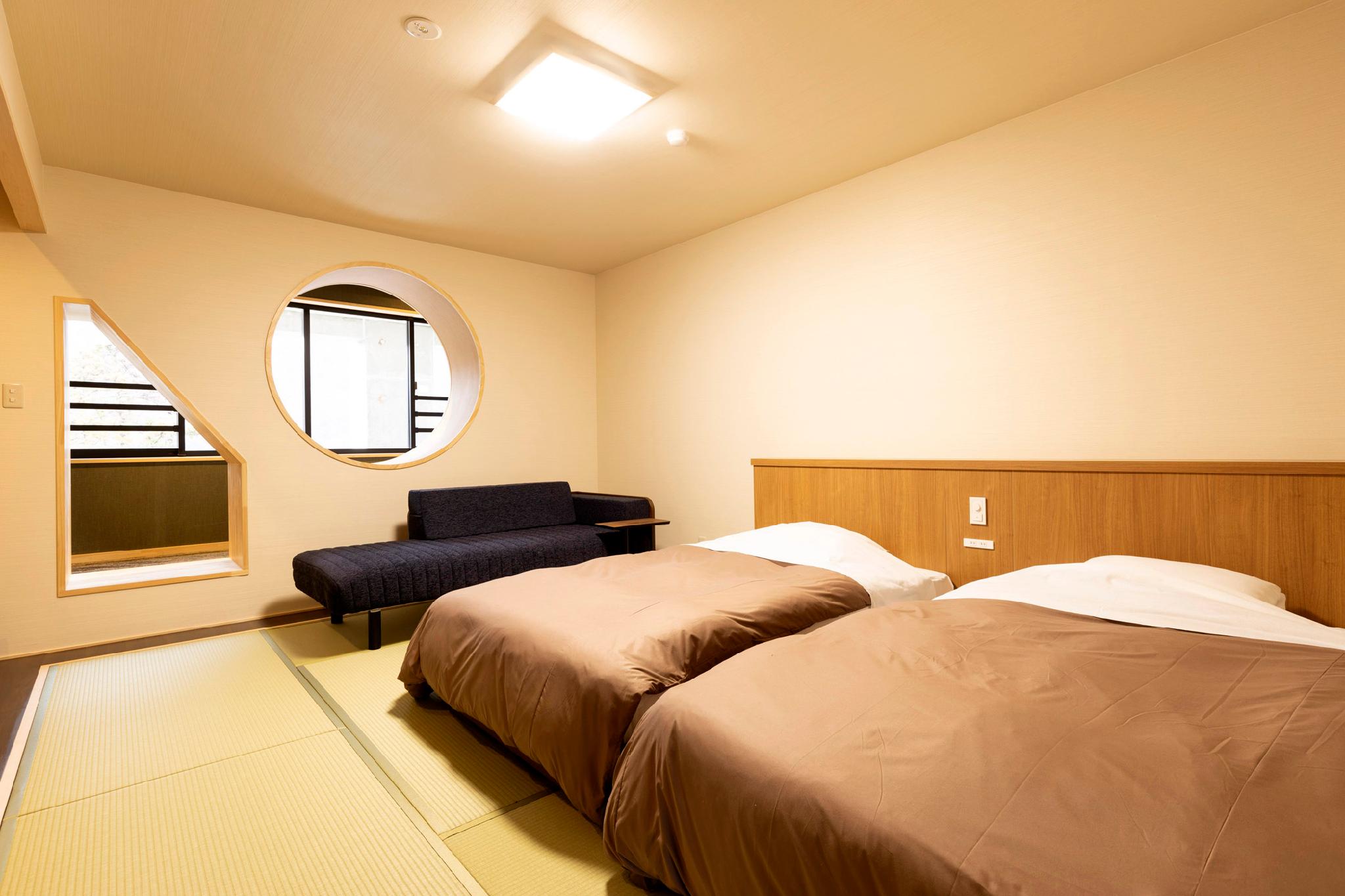 Japanese, Standard, Twin Beds, Sofa, Indoor Bath