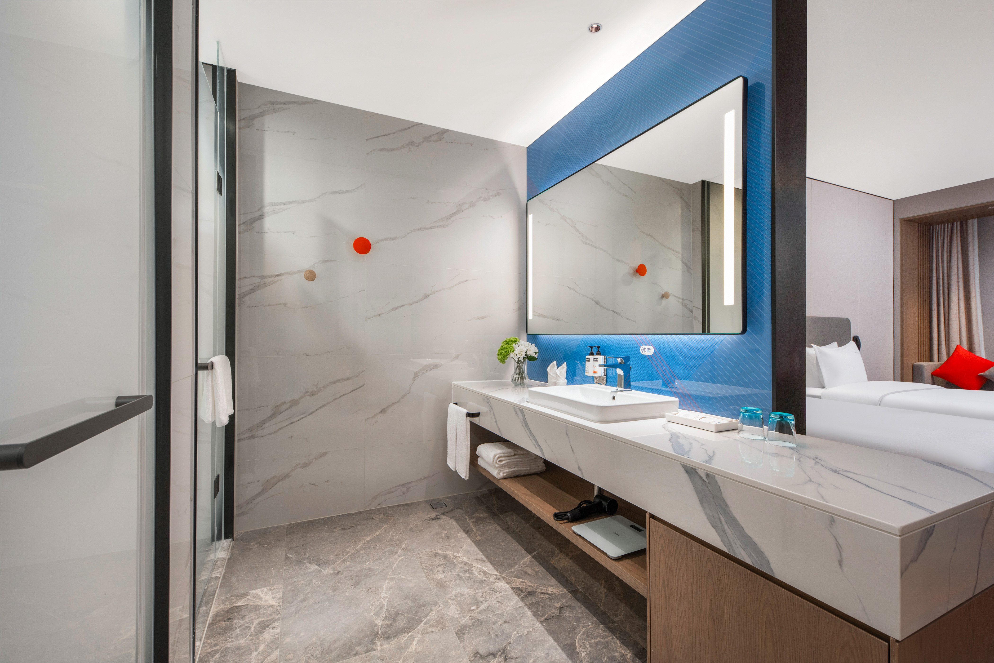 غرفة قياسية بسريرين مزدوجين، Holiday Inn Express Wuxi Xishan 5/5