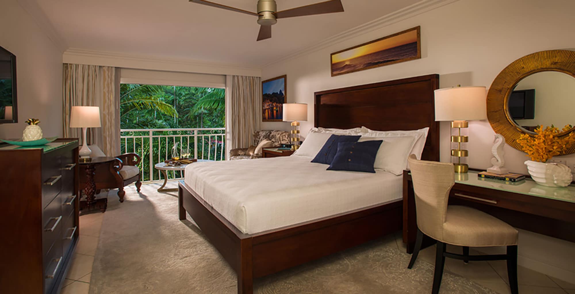 1 Bedroom, Honeymoon, Sanctuary, Junior Suite, King Bed, Garden View