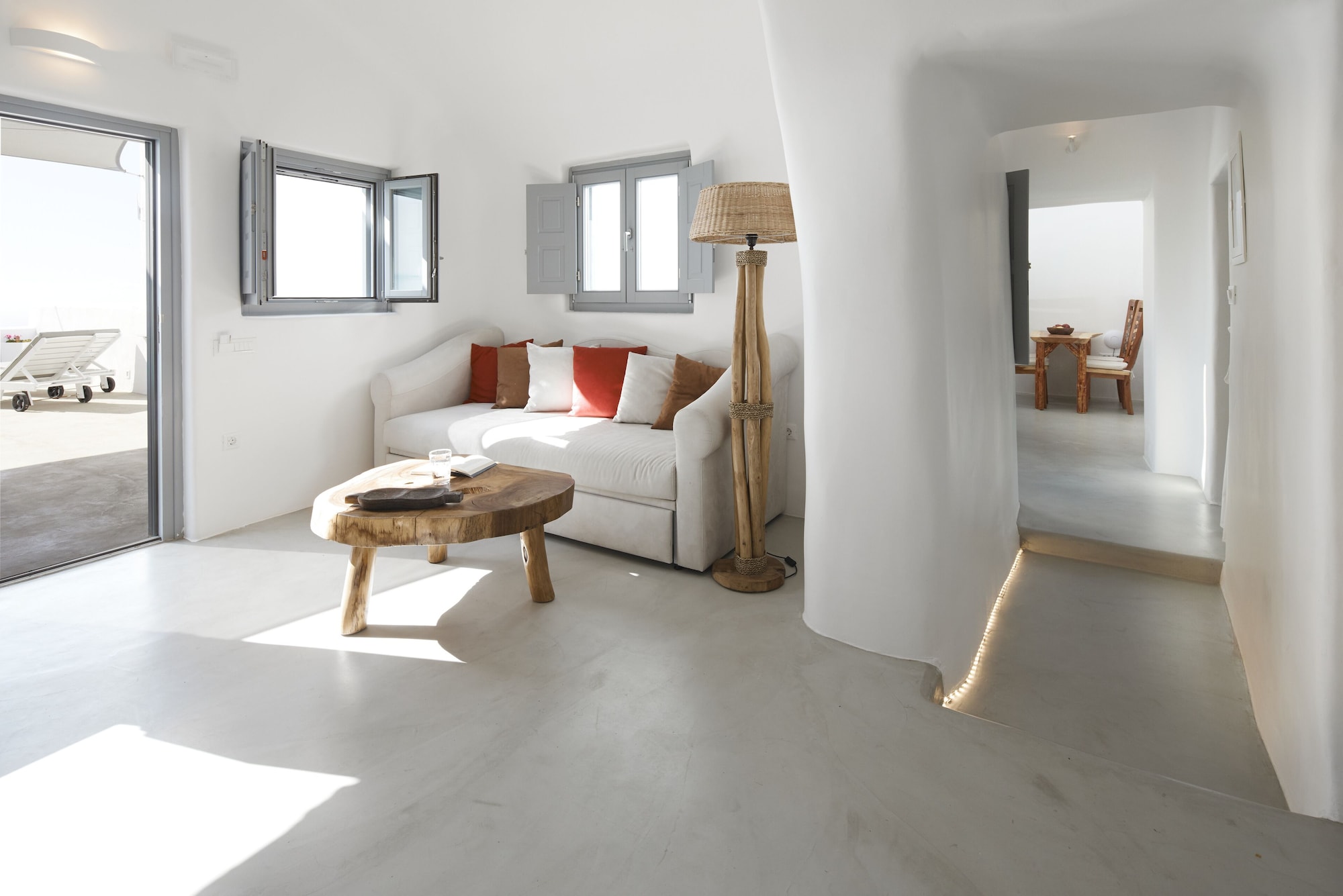 Signature, Villa, Queen Bed, Caldera View, Sofa, Private Pool