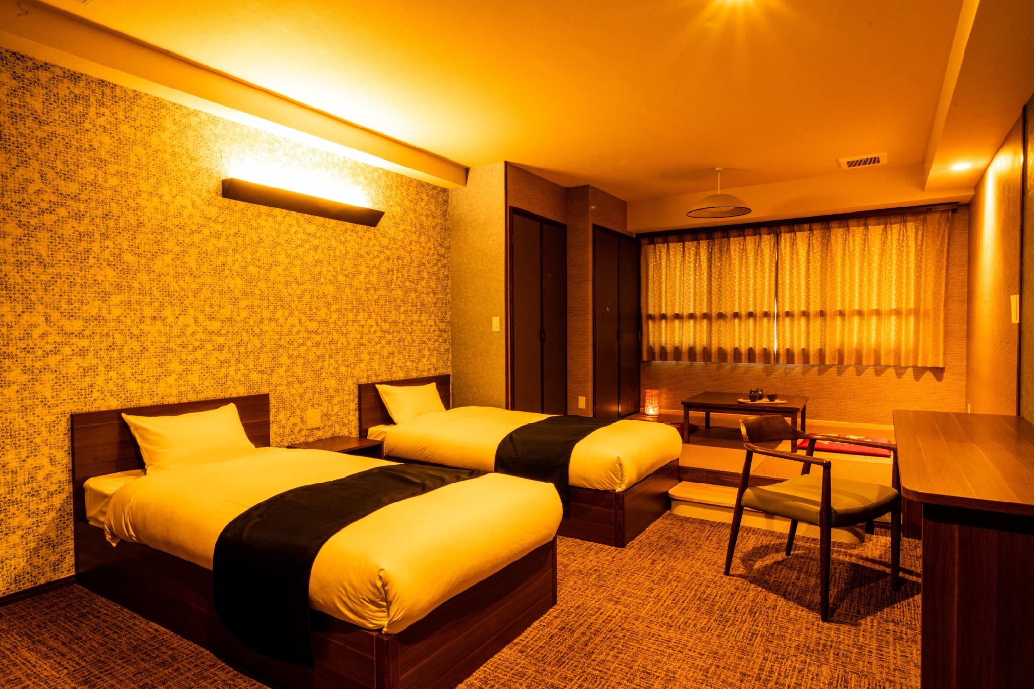Japanese Western, Standard, Twin Beds, Indoor Bath
