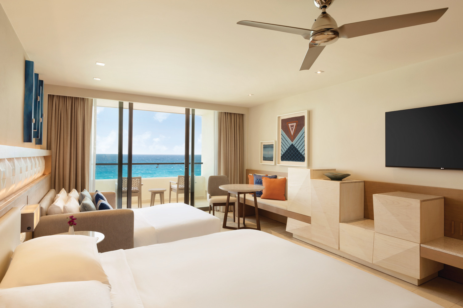 Master, Turquoize, King Bed, Ocean Front, Adult Only، HYATT ZIVA CANCUN 2/2