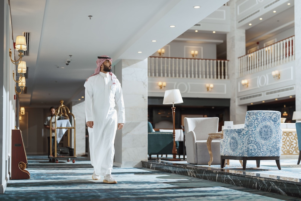 Lobby at Gulanar Hotel, UNAYZAH