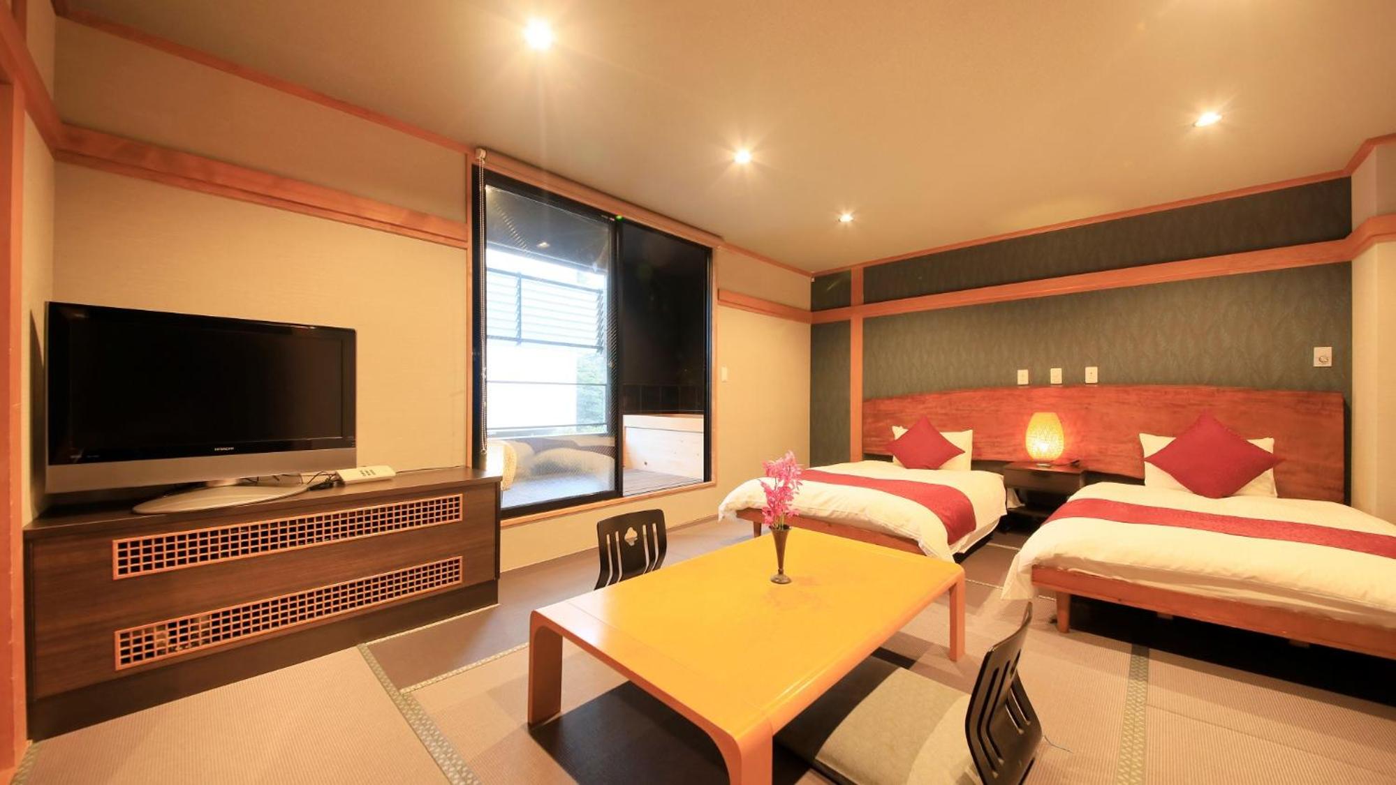 Room, Twin Beds, No View, Outdoor Bath