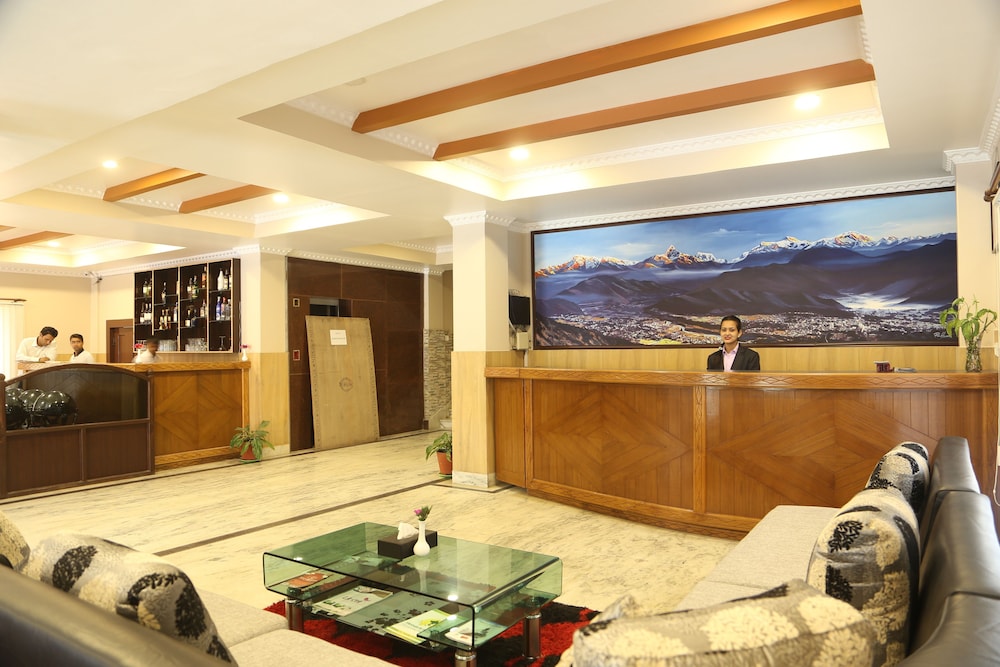 Lobby at Pokhara Choice Inn, POKHARA