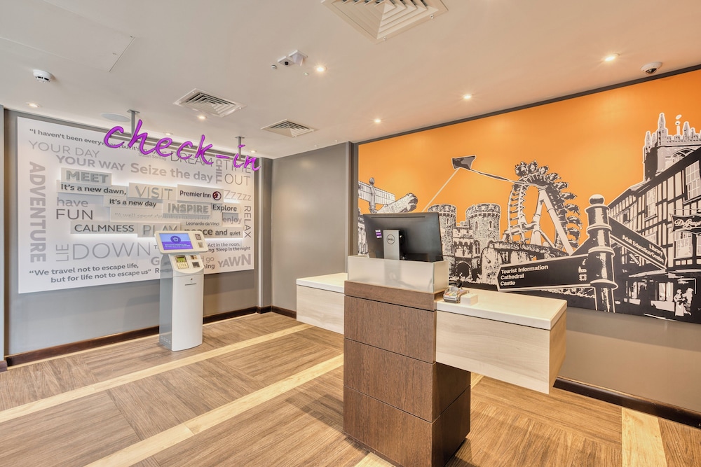 Lobby at Premier Inn Hereford City Centre (Old Market), Hereford