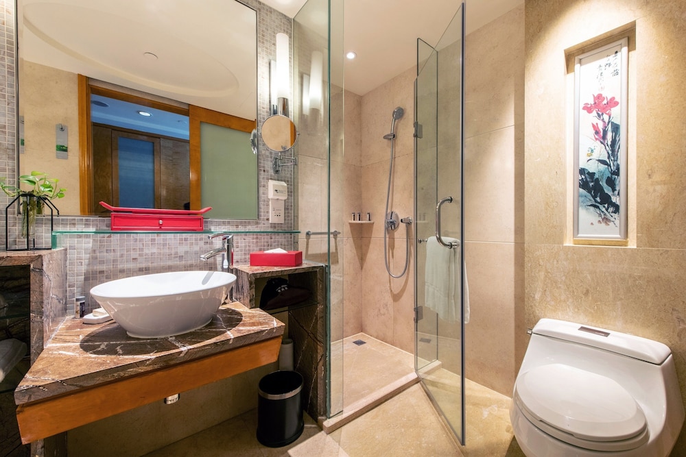 غرفة إليت بسريرين مزدوجين بإطلالة على المدينة، Renaissance Suzhou Hotel 3/4